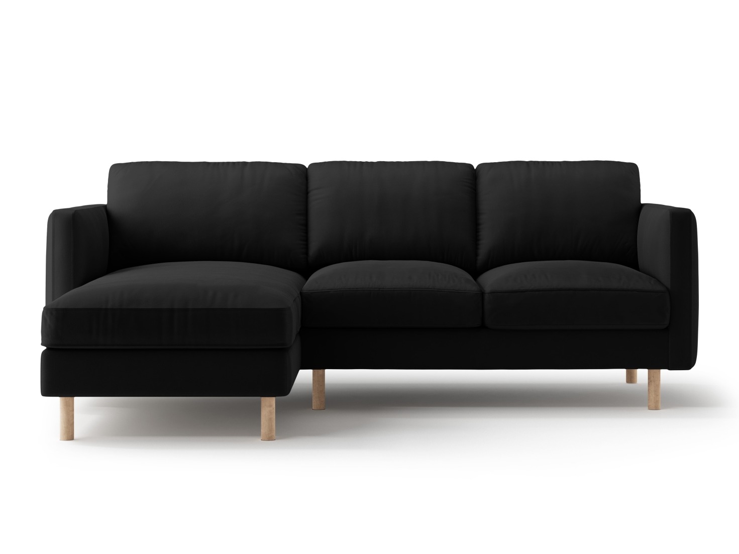 Stūra dīvāns Delavie 103 (Paris Black)