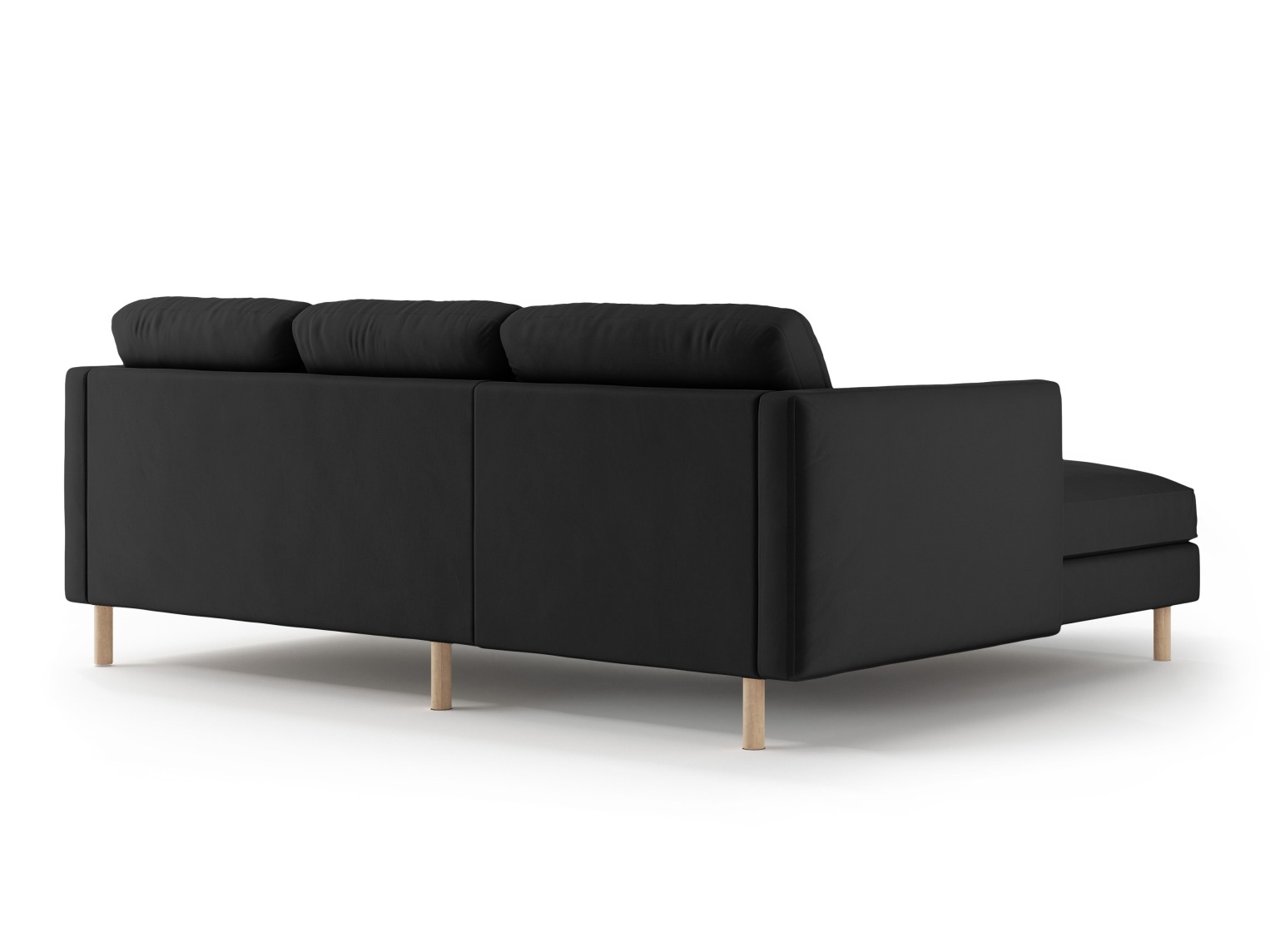 Stūra dīvāns Delavie 103 (Paris Black)