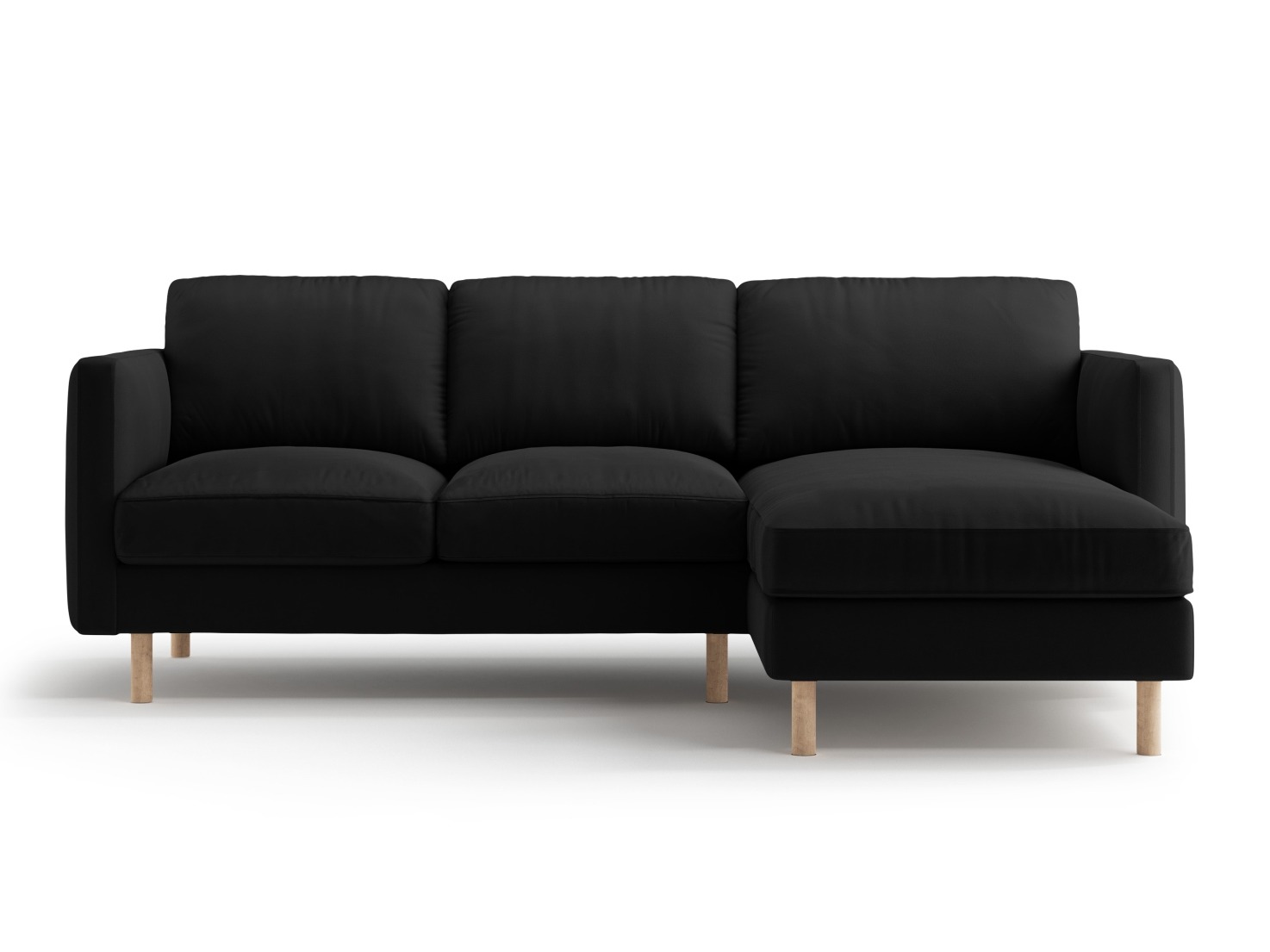 Stūra dīvāns Delavie 103 (Paris Black)