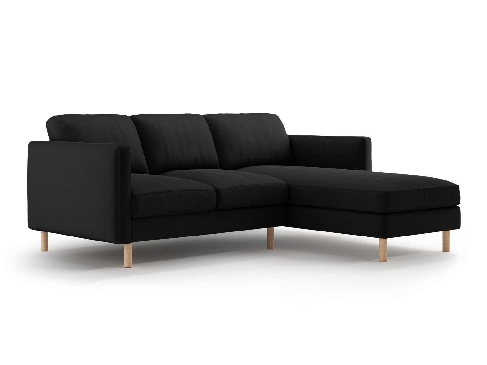 Stūra dīvāns Delavie 103 (Paris Black)