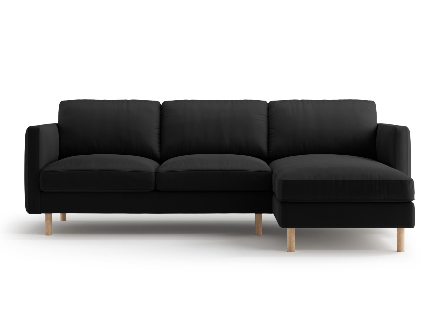 Stūra dīvāns Delavie 104 (Paris Black)