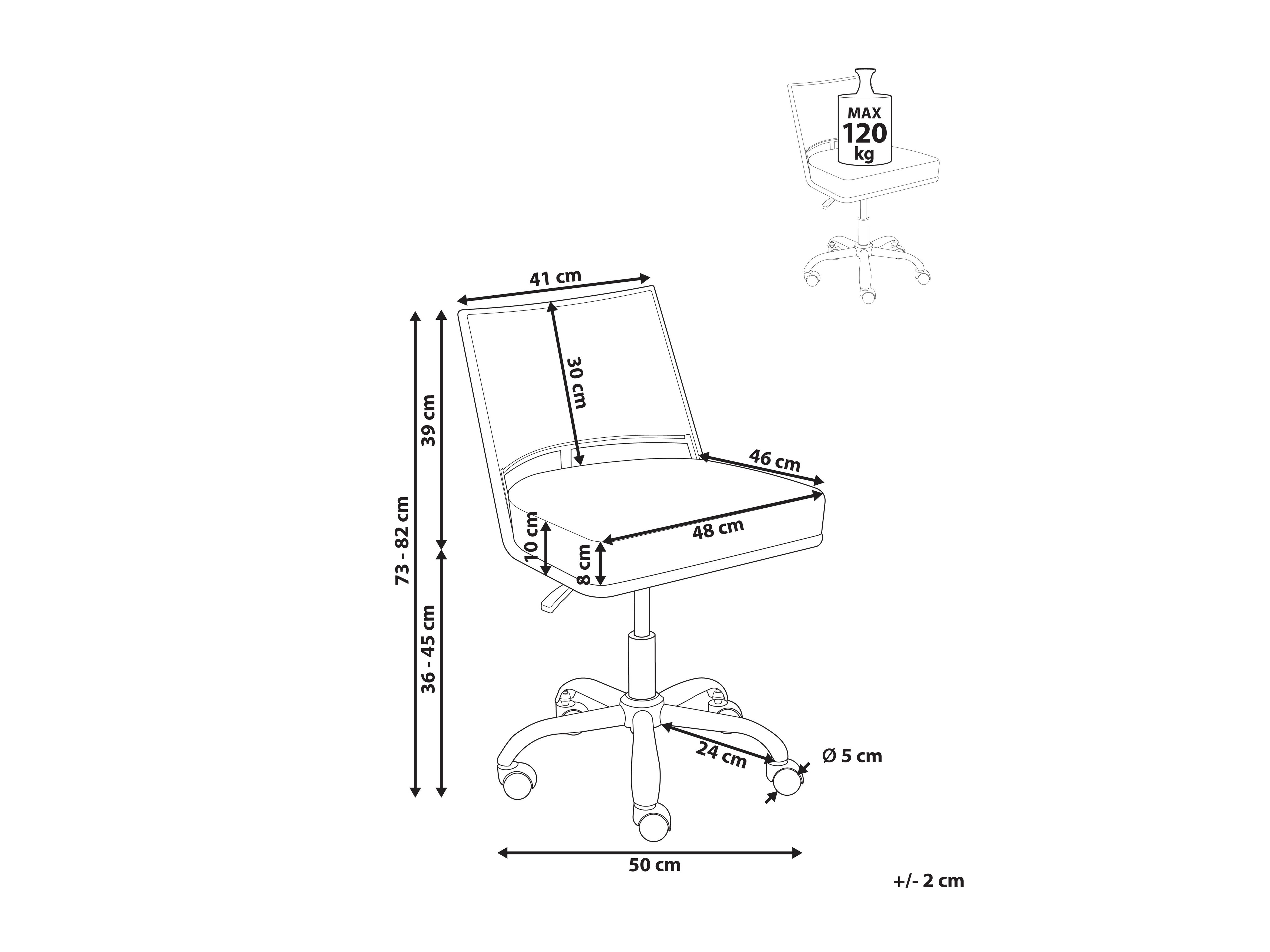 Biroja krēsls Berwyn 2783
