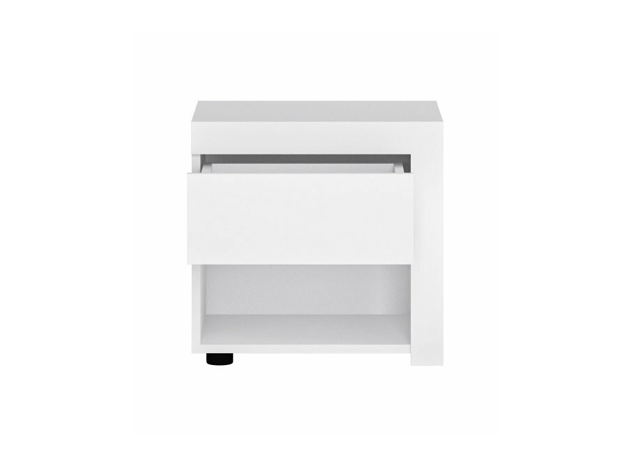 Guļamistabas komplekts Feldeli 122 (Balts + Glancēts balts)