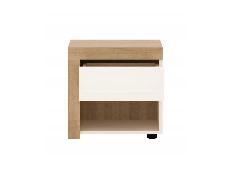 Guļamistabas komplekts Feldeli 122 (Riviera ozols + Glancēts balts)