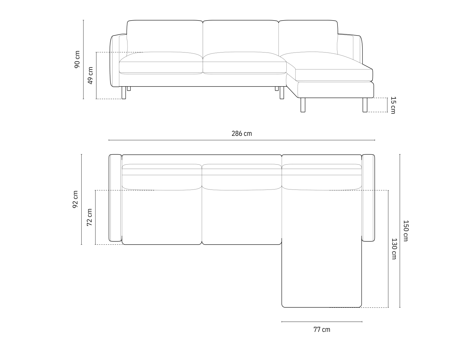 Угловой диван Delavie 105 (Puente 68)
