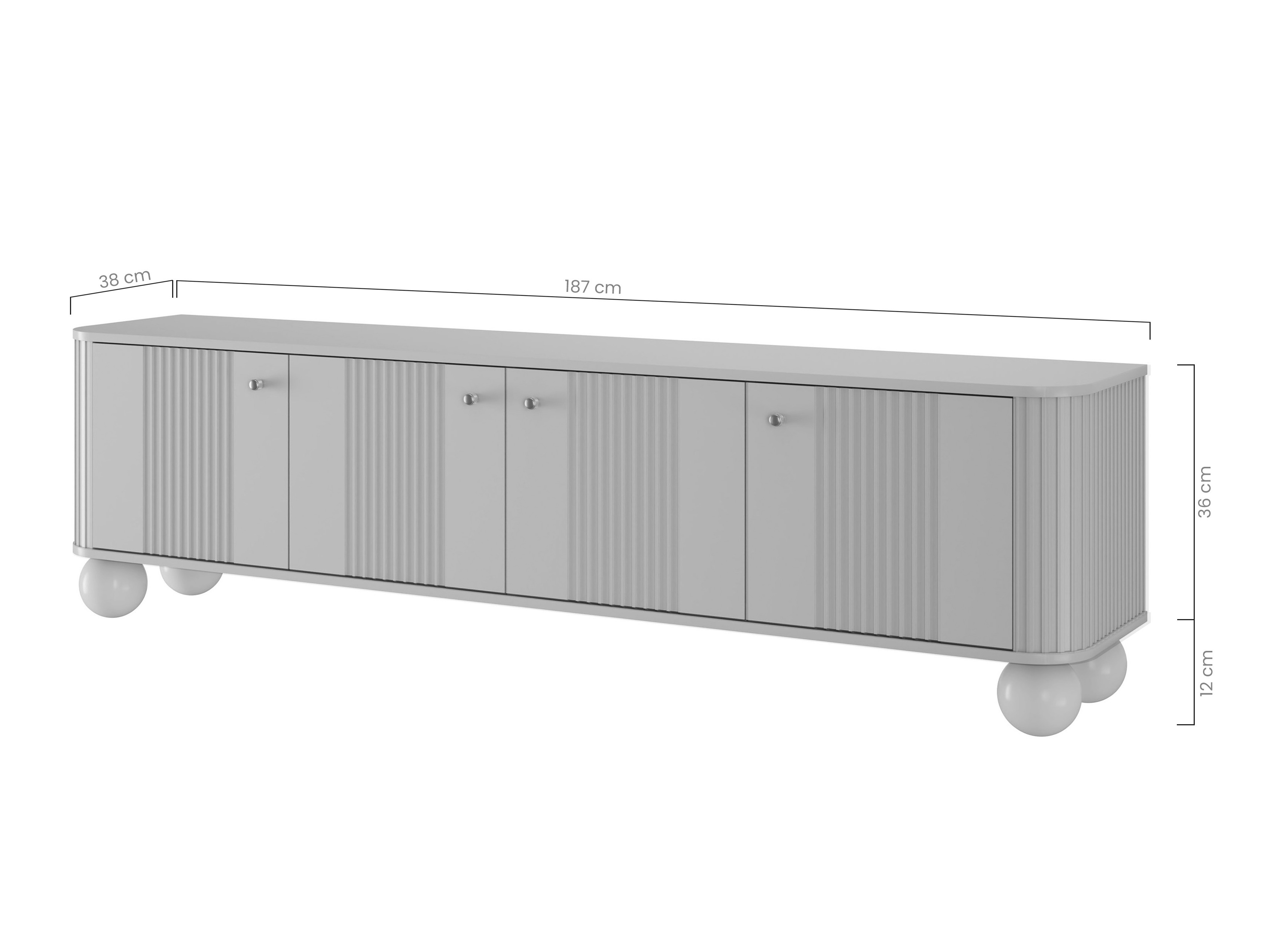 TV galds Fioveso 101 (Melns)