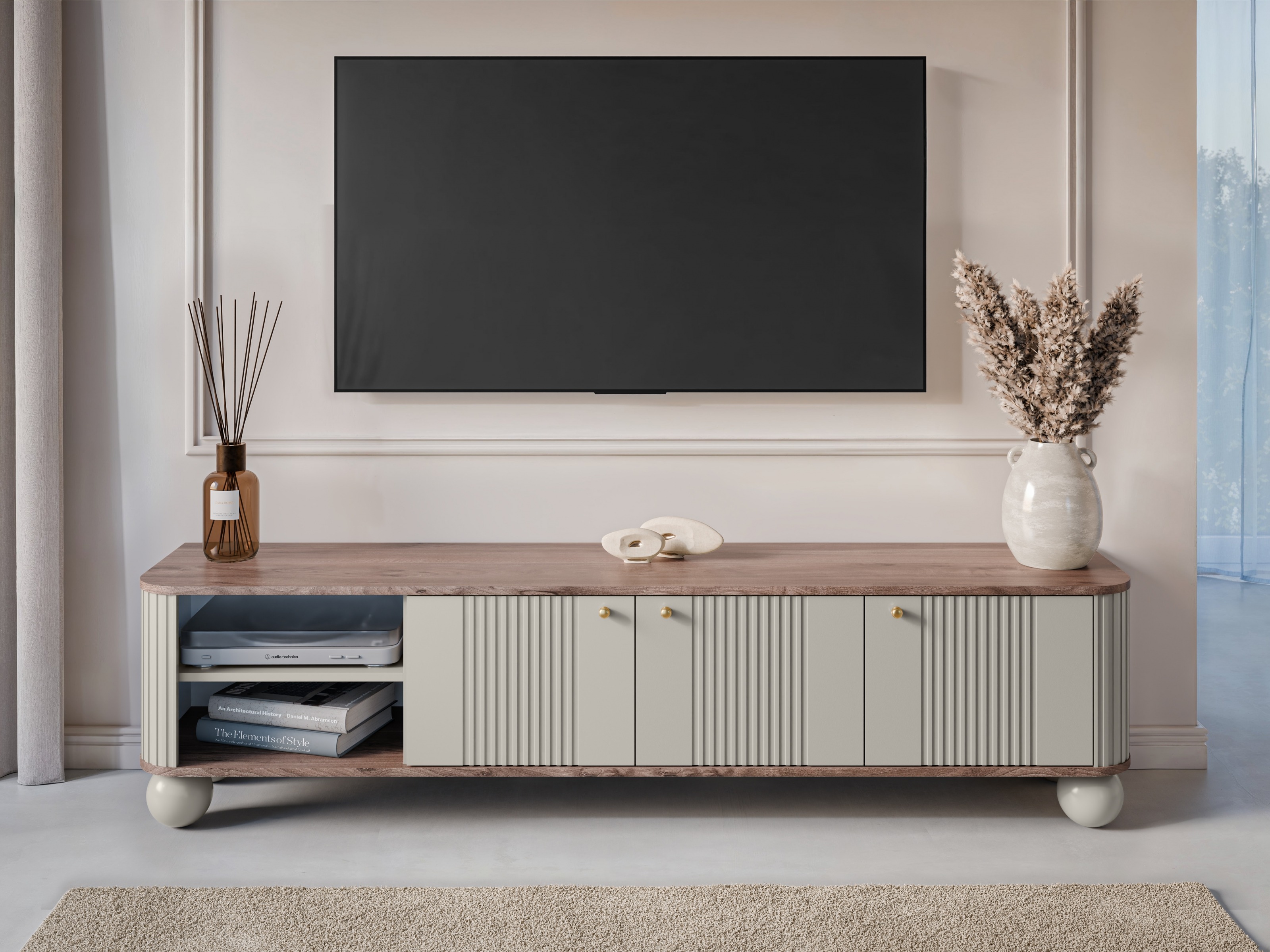 TV galds Fioveso 102 (Kašmirs + Rieksts)