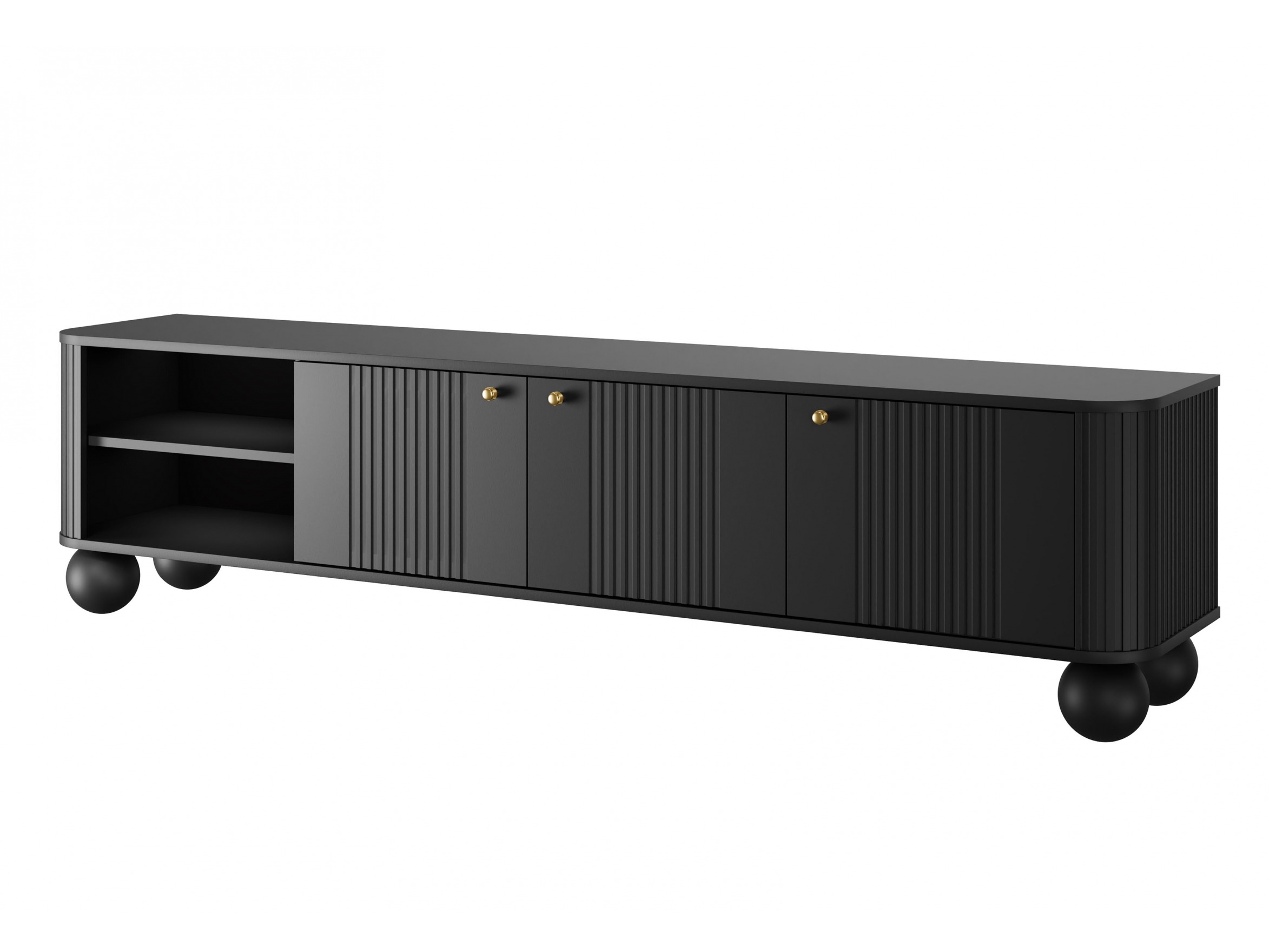 TV galds Fioveso 102 (Melns)