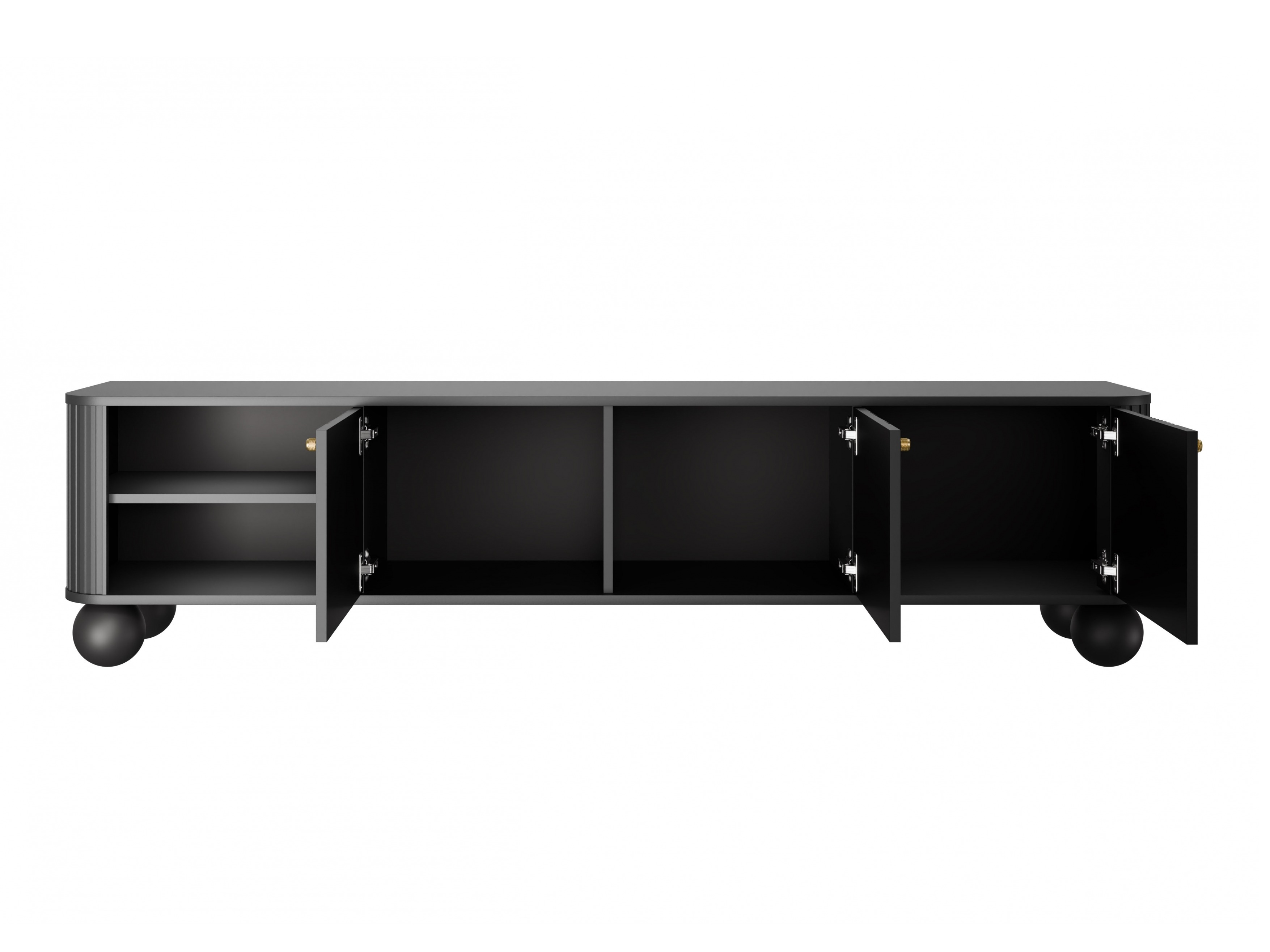 TV galds Fioveso 102 (Melns)