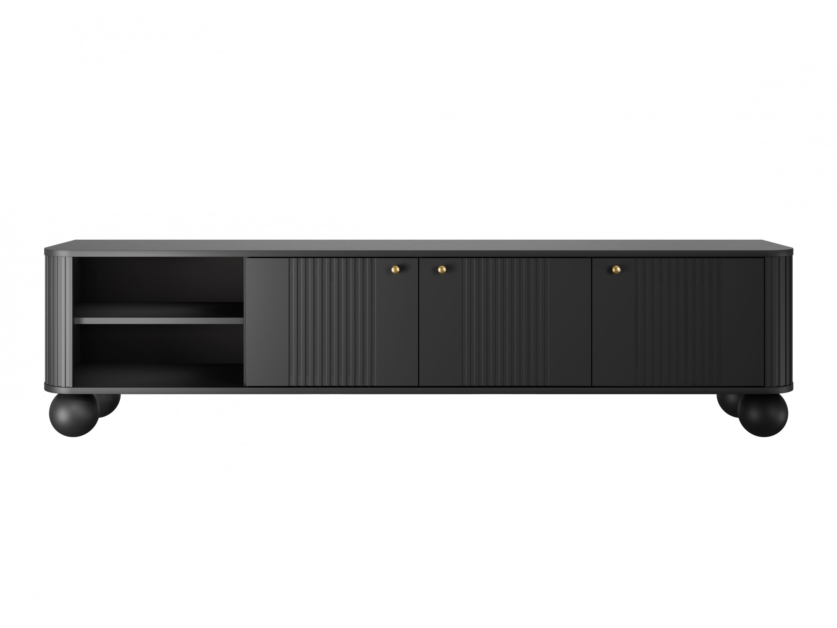 TV galds Fioveso 102 (Melns)