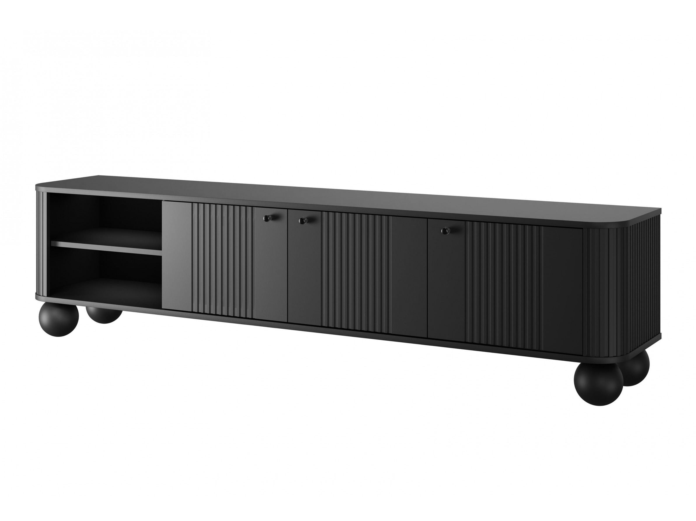 TV galds Fioveso 102 (Melns)