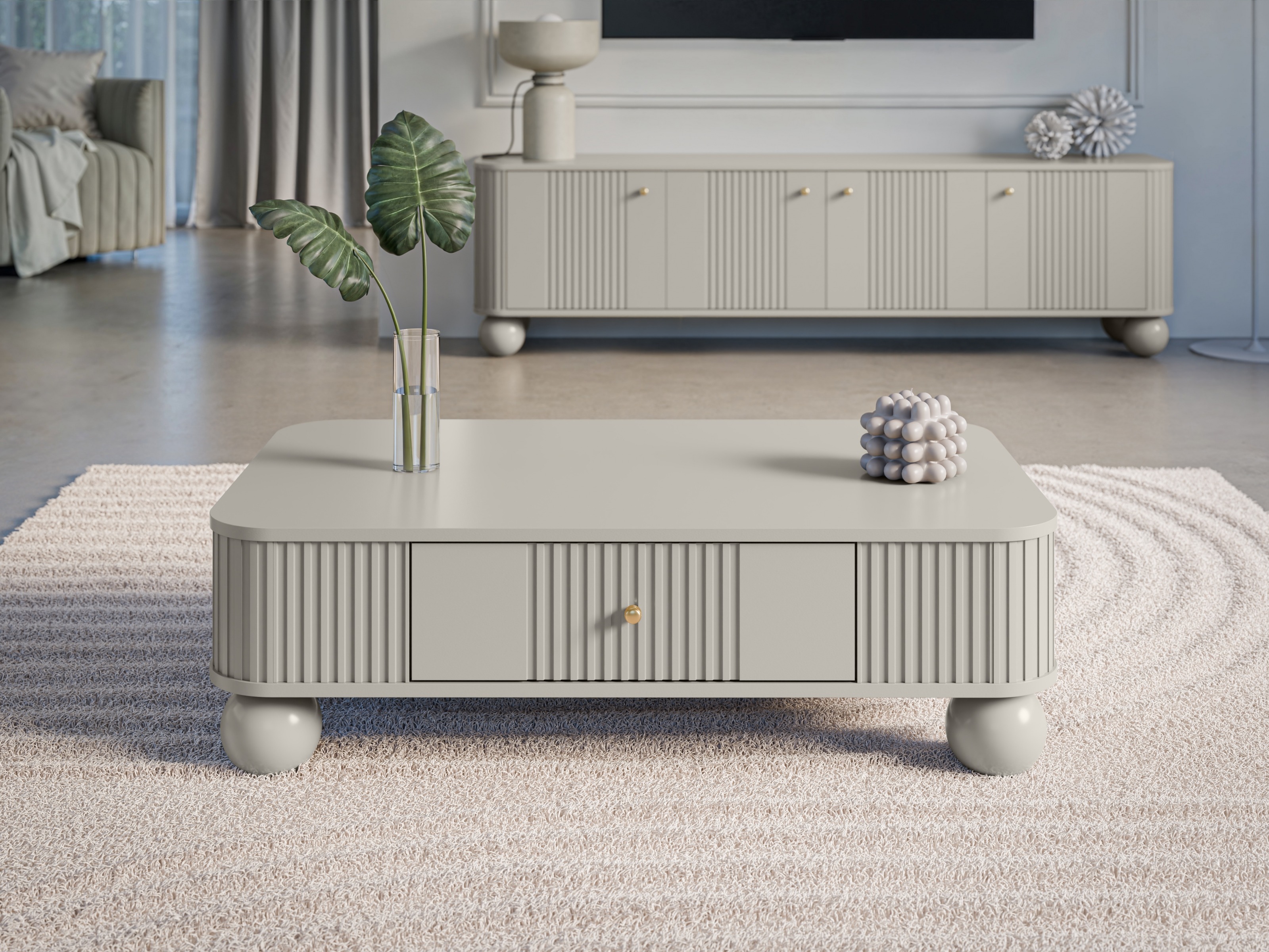 Журнальный столик Fioveso 100 (Кашемир)