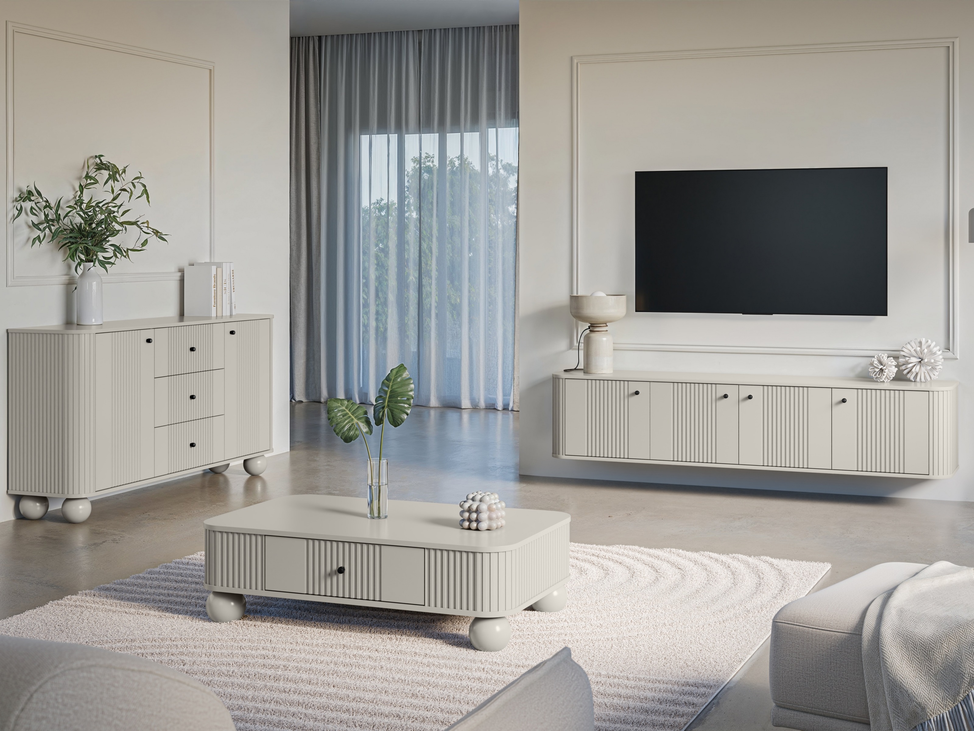 Журнальный столик Fioveso 100 (Кашемир)