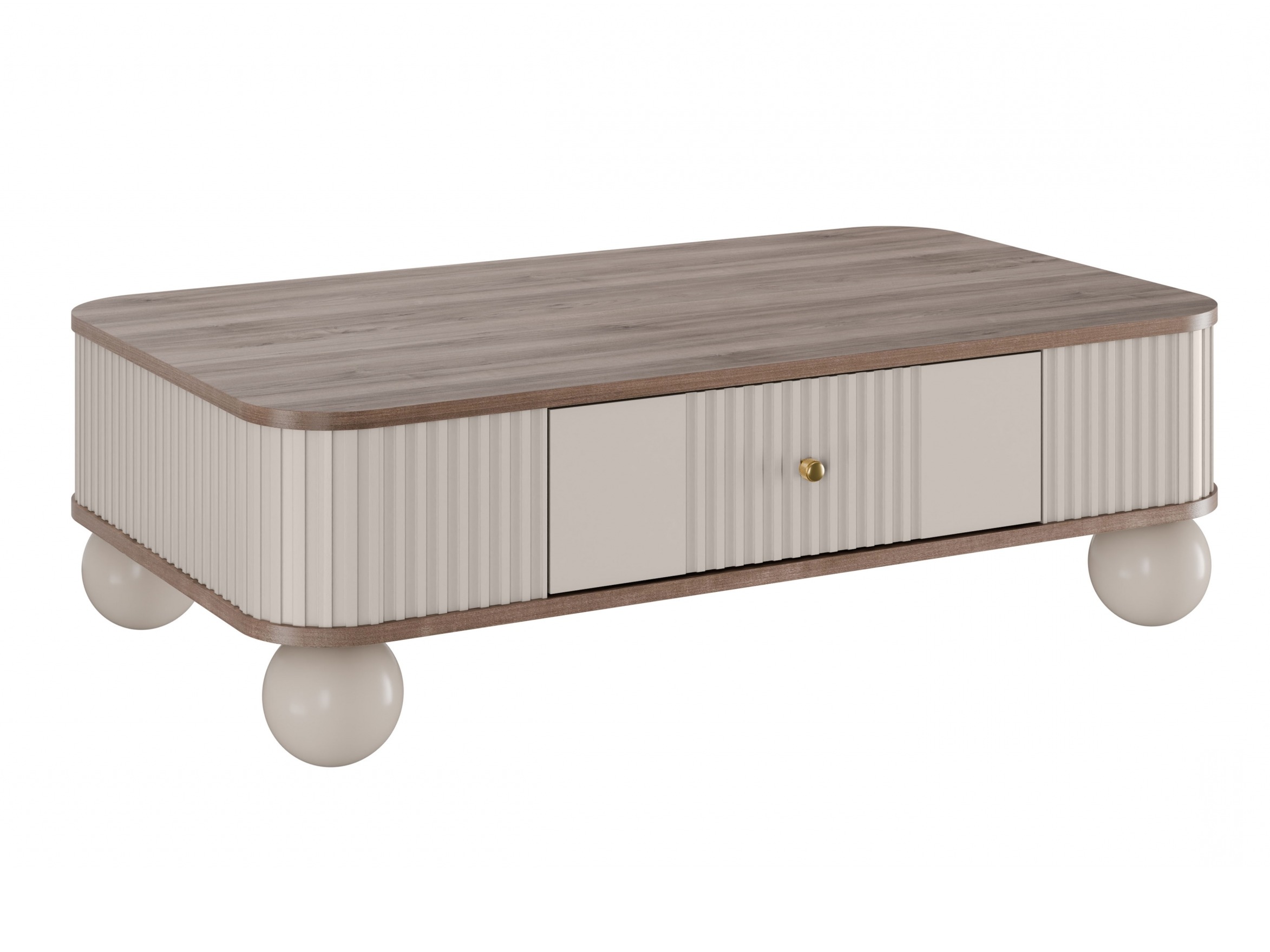 Žurnālu galdiņš Fioveso 100 (Kašmirs + Rieksts)