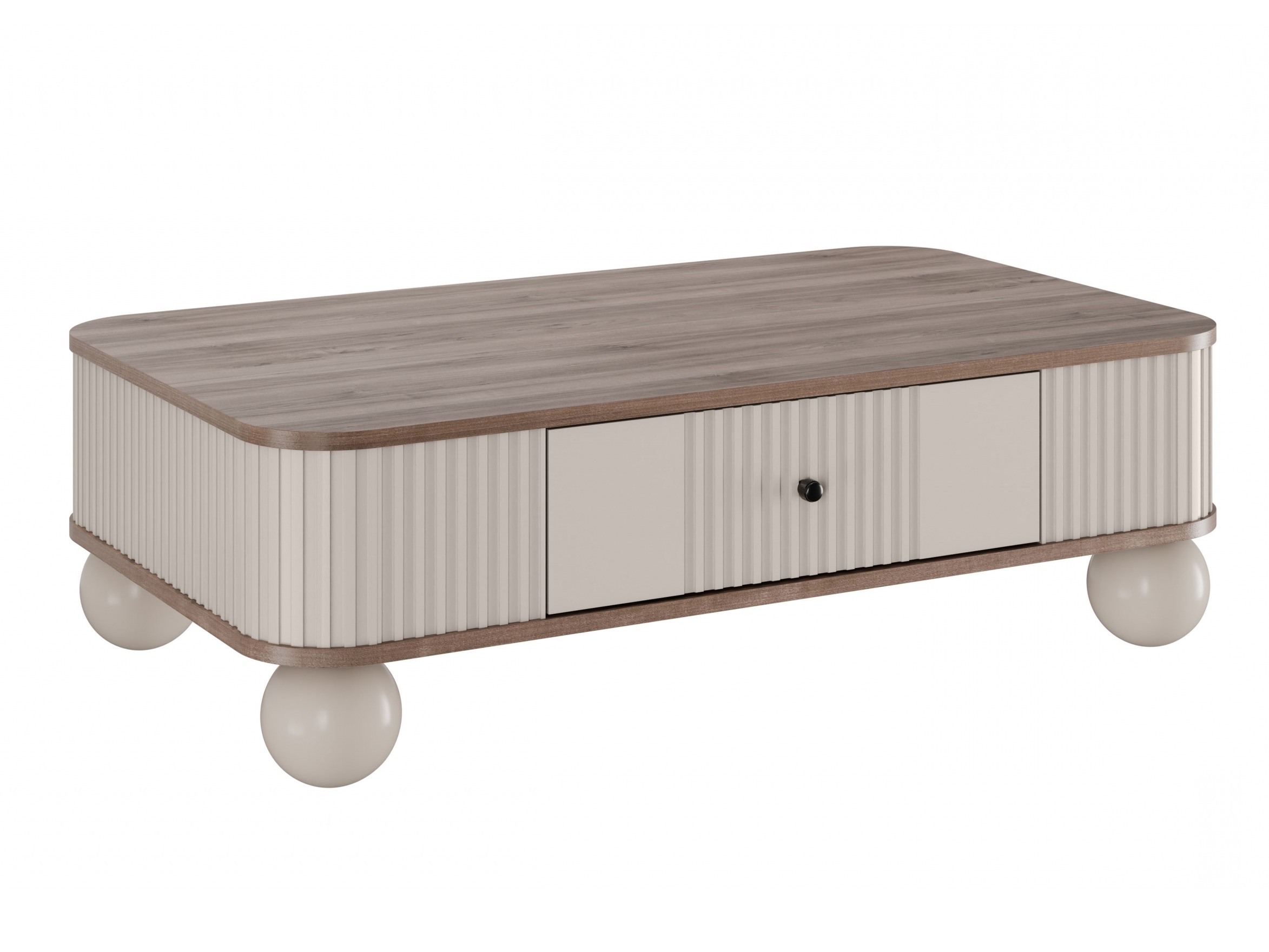 Žurnālu galdiņš Fioveso 100 (Kašmirs + Rieksts)