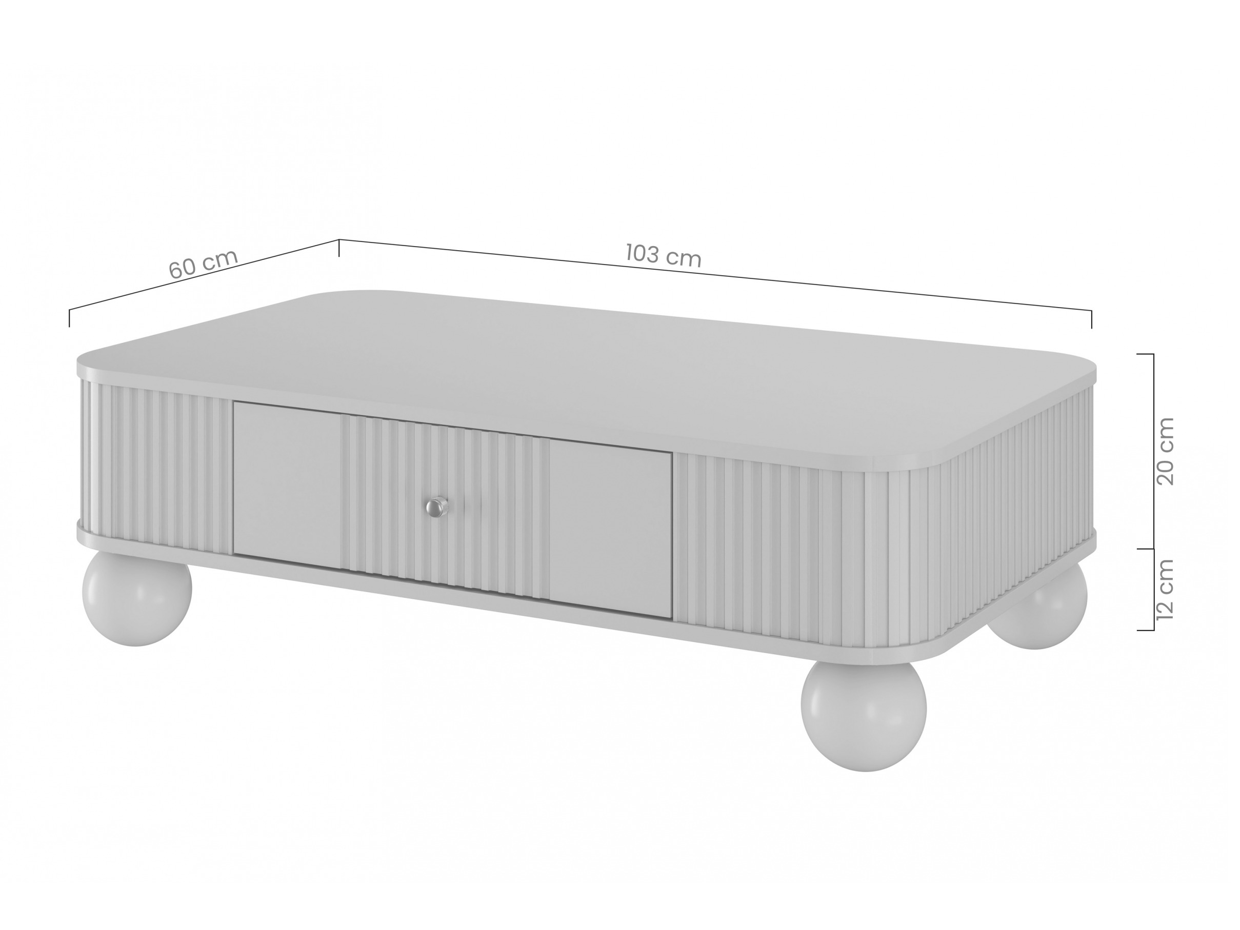 Žurnālu galdiņš Fioveso 100 (Kašmirs)