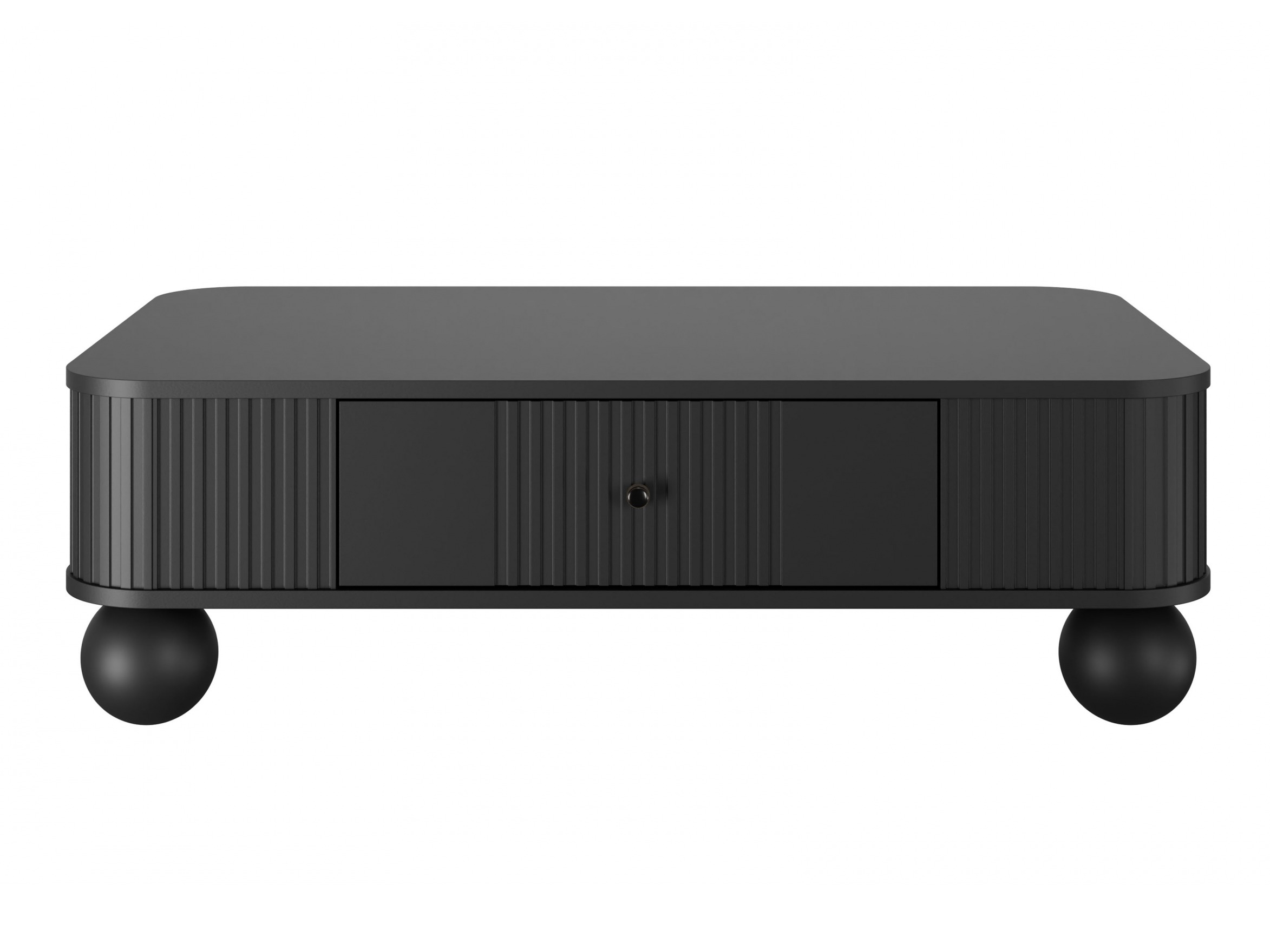 Žurnālu galdiņš Fioveso 100 (Melns)