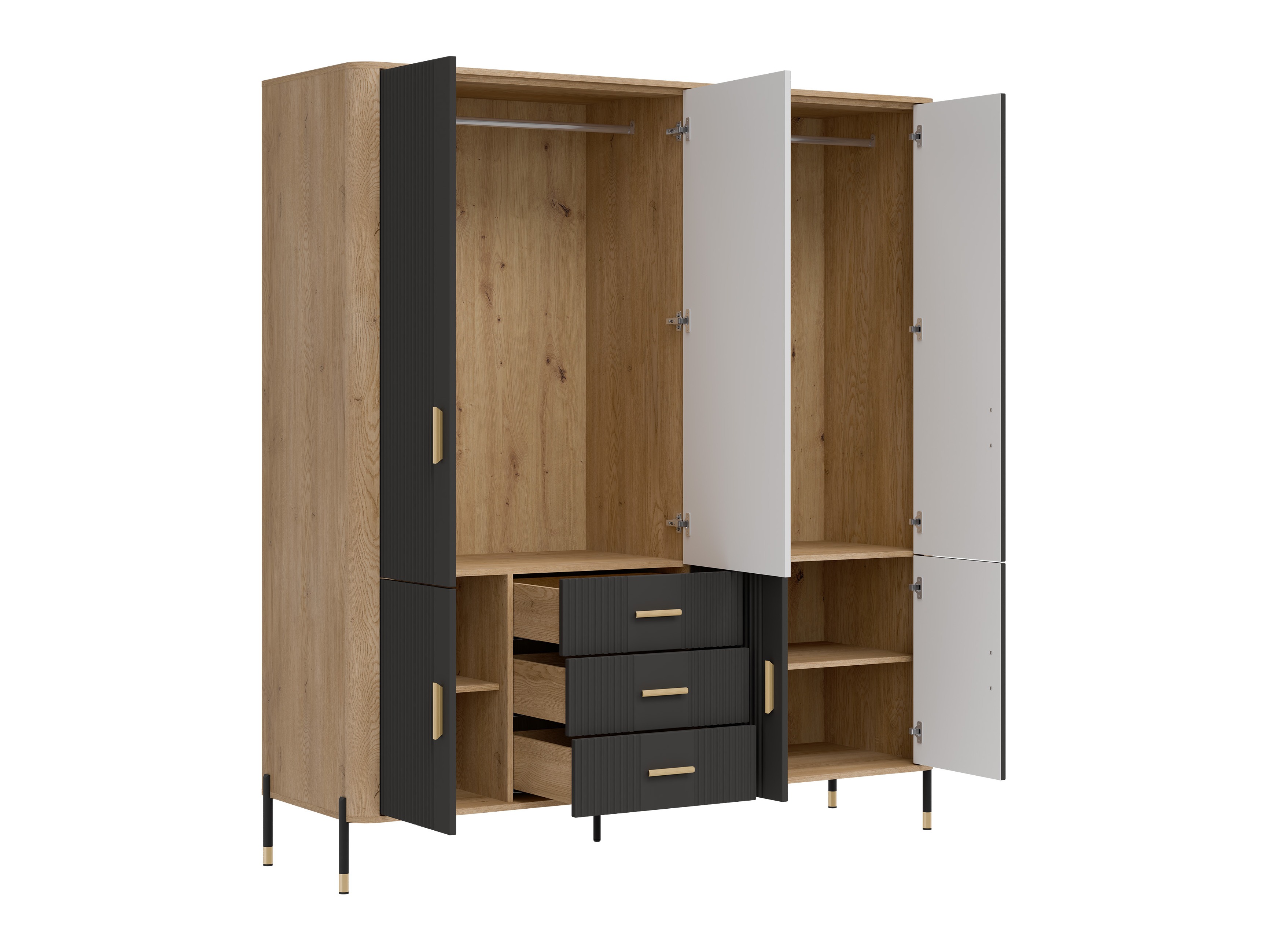 Skapis Flosora 135 (Antracīts)