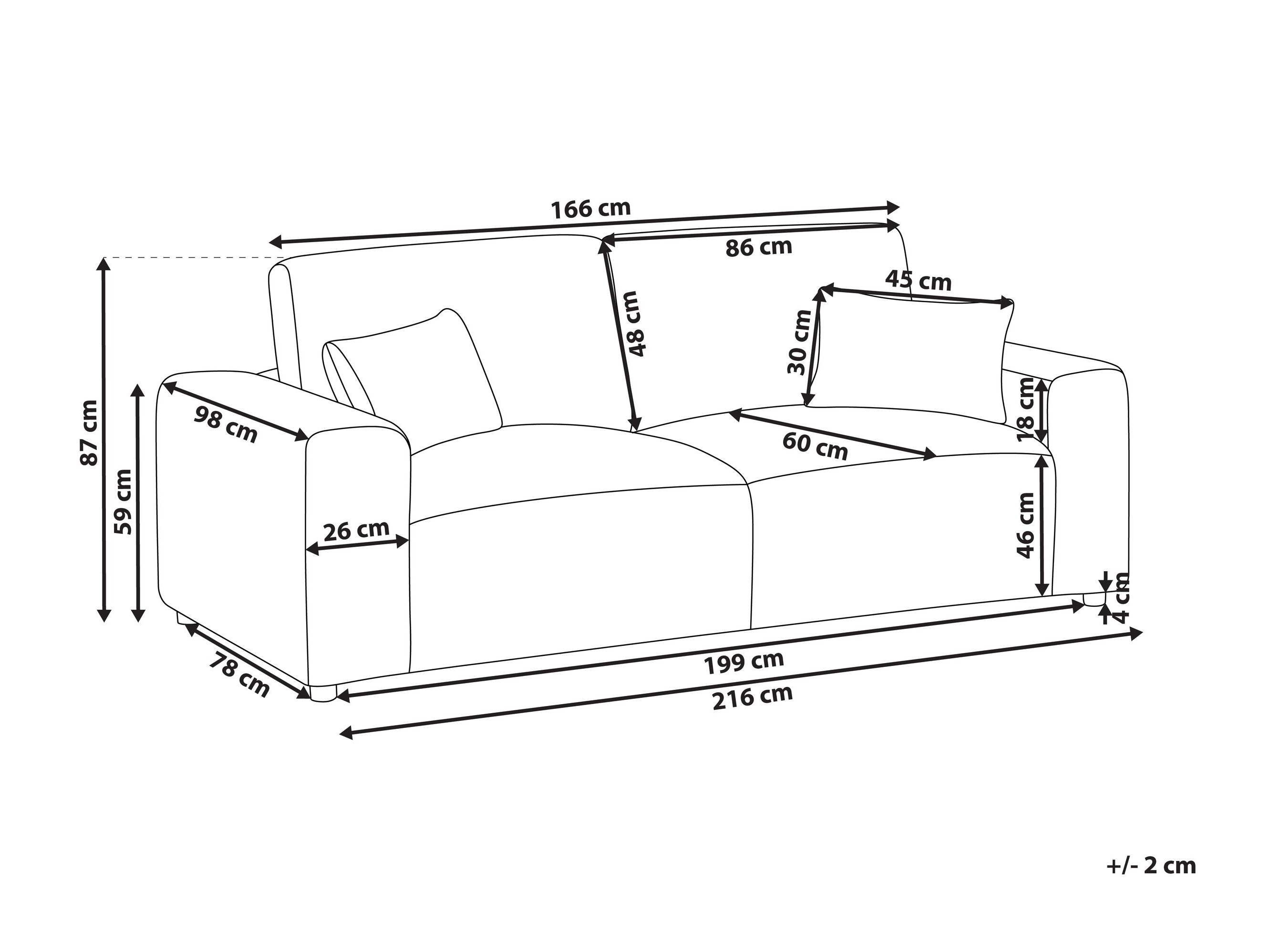 Диван Berwyn 2797 (Белый)