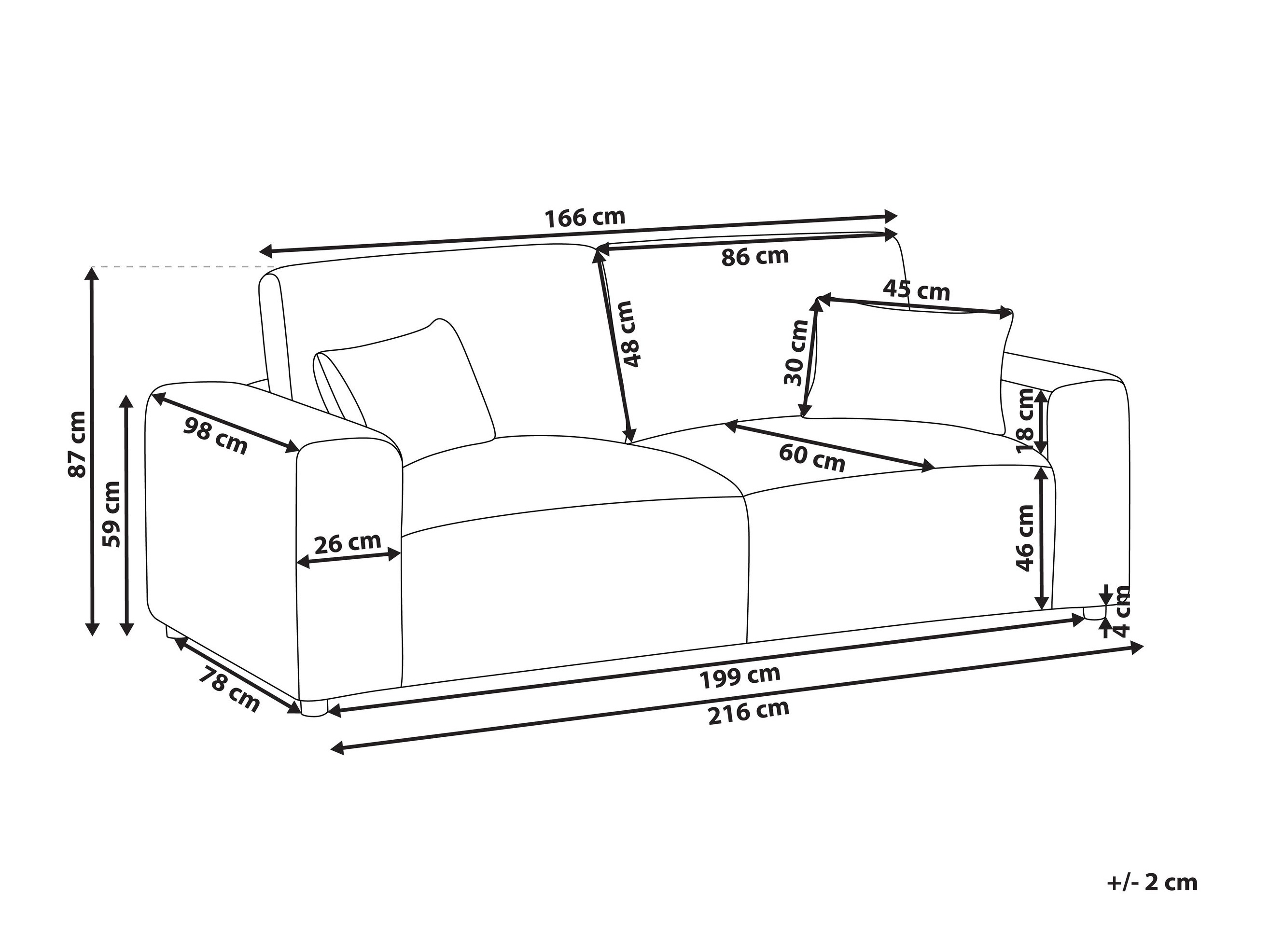 Диван Berwyn 2797 (Серый)