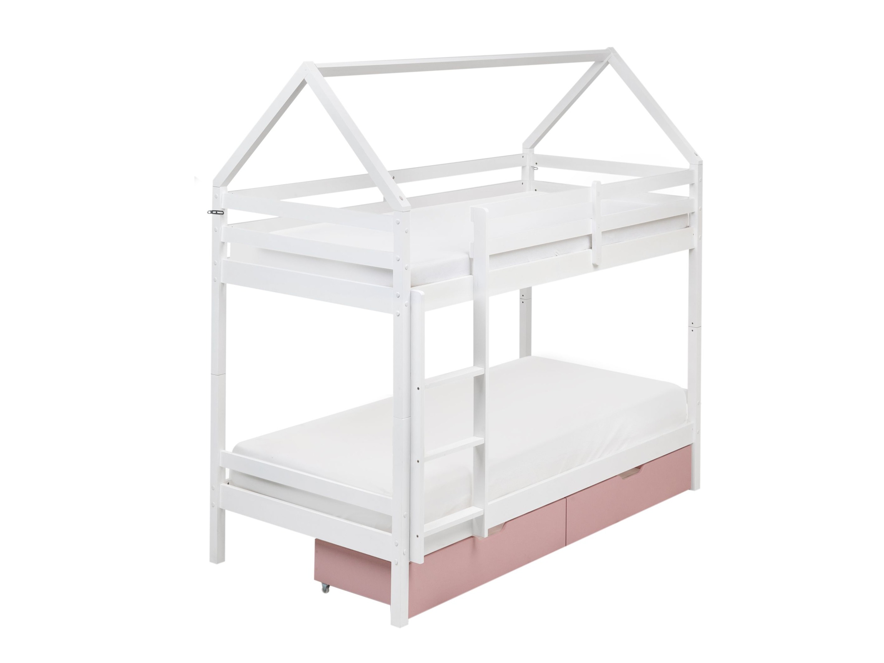 Divstāvu gulta Berwyn 2794 (Balts + Tumši rozā)