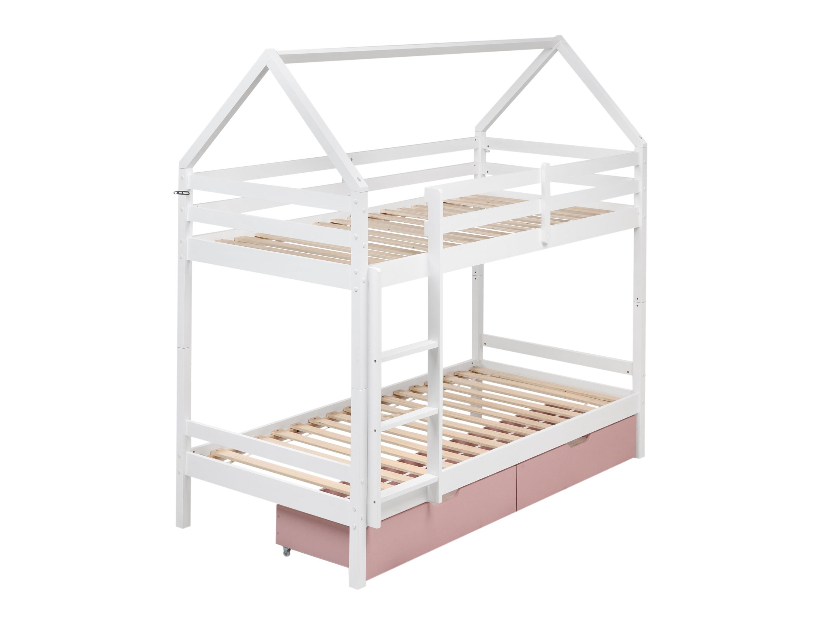 Divstāvu gulta Berwyn 2794 (Balts + Tumši rozā)