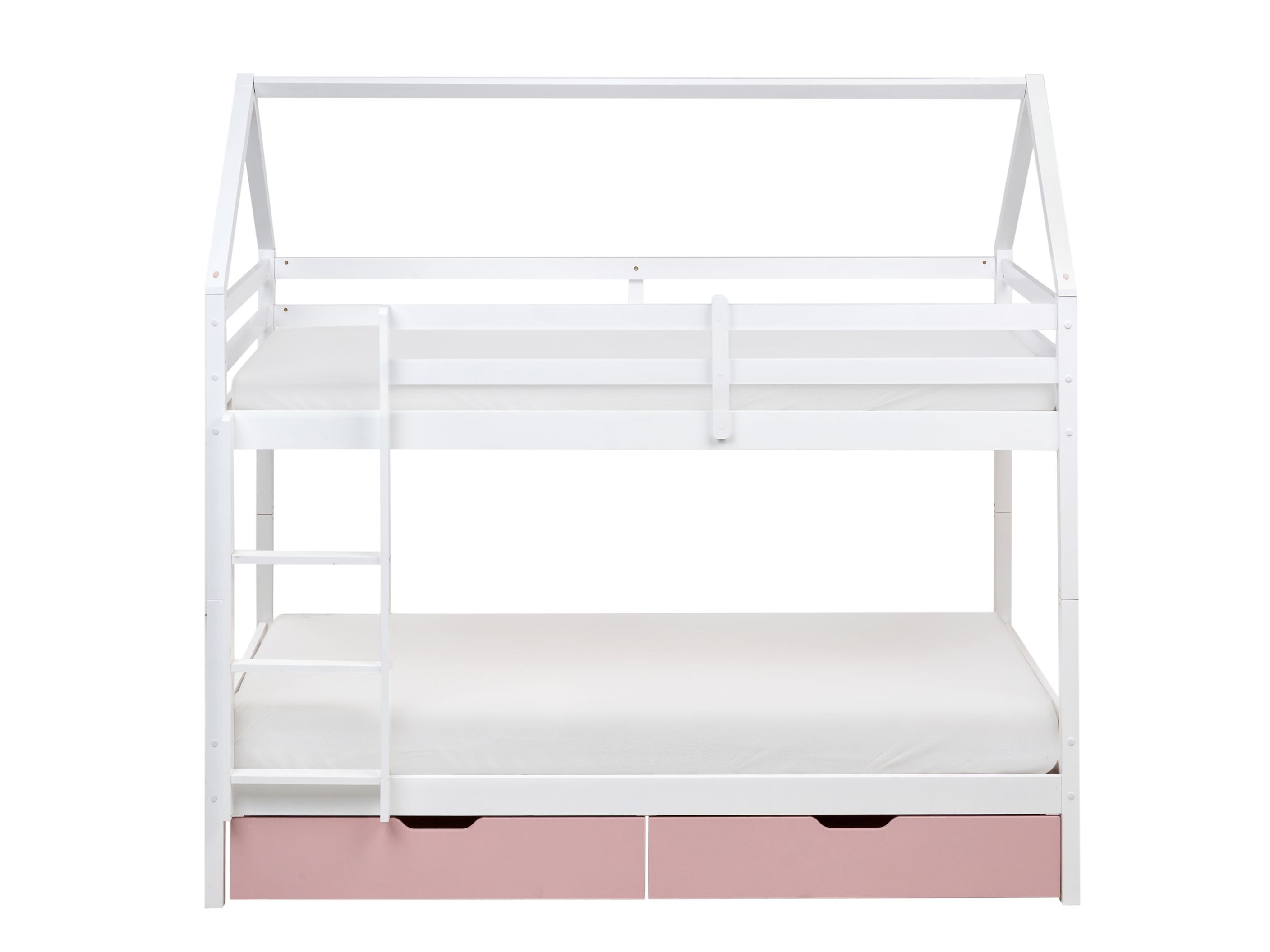 Divstāvu gulta Berwyn 2794 (Balts + Tumši rozā)