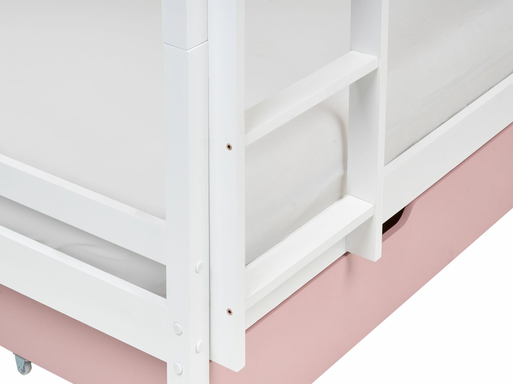 Divstāvu gulta Berwyn 2794 (Balts + Tumši rozā)