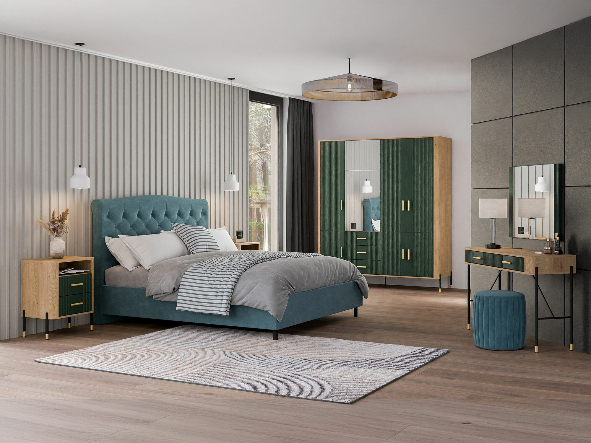 Grima galds Flosora 137 (Zaļš)