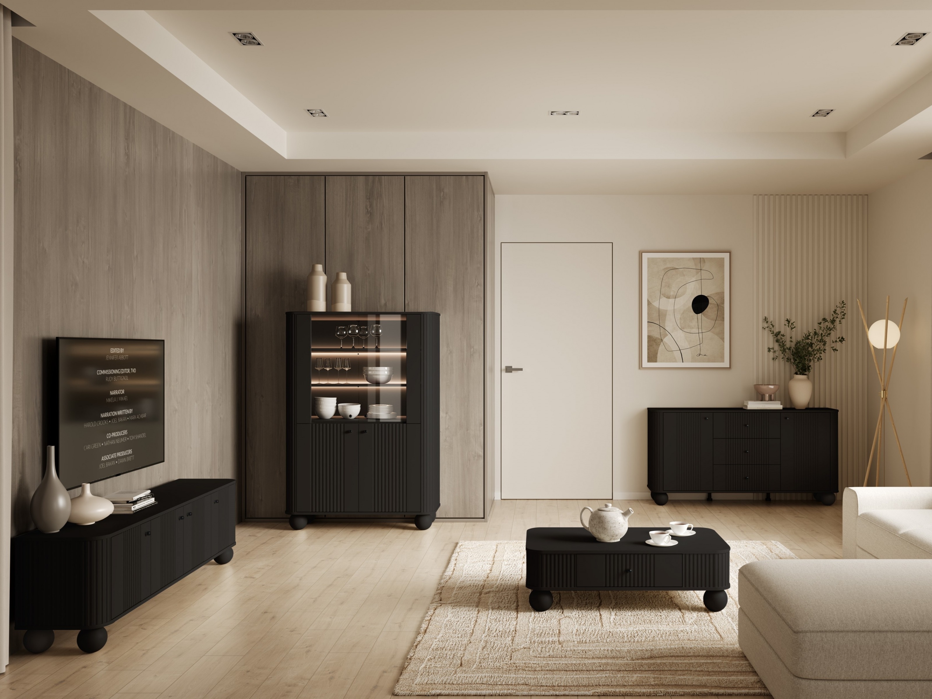 Plaukts Fioveso 105 (Melns)