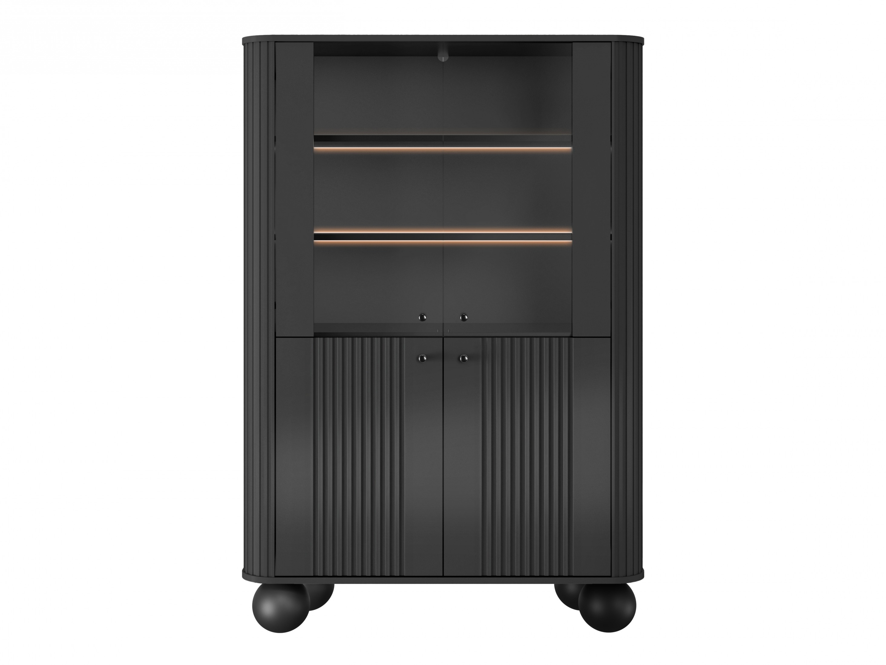 Стеллаж Fioveso 105 (Чёрный)