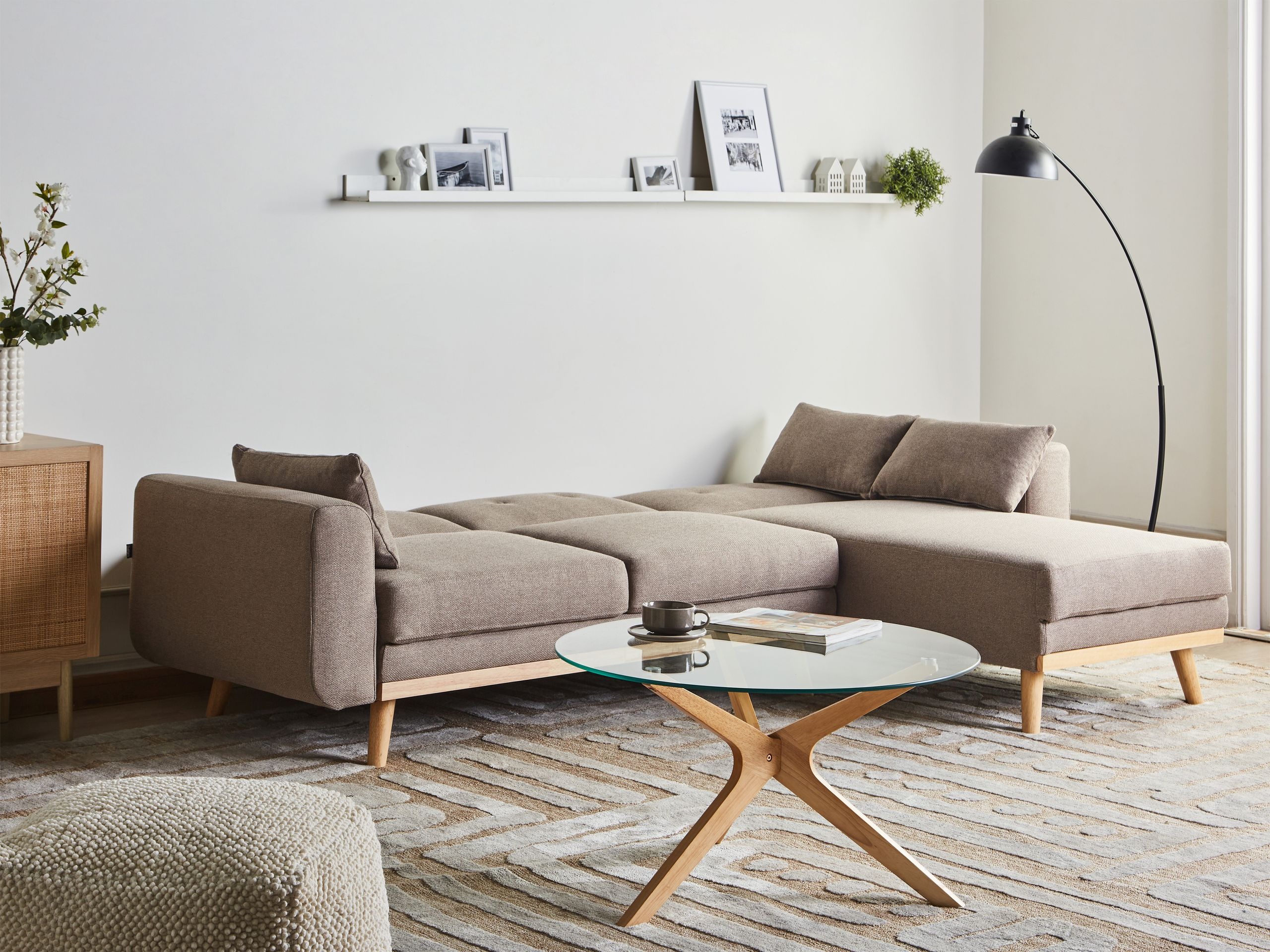 Угловой диван Berwyn 2795 (Светло-коричневый)