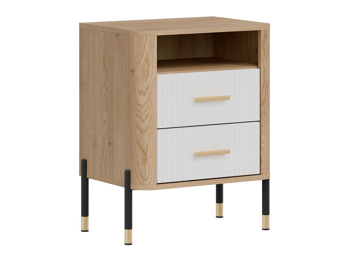 Прикроватная тумбочка Flosora 142 (Белый)