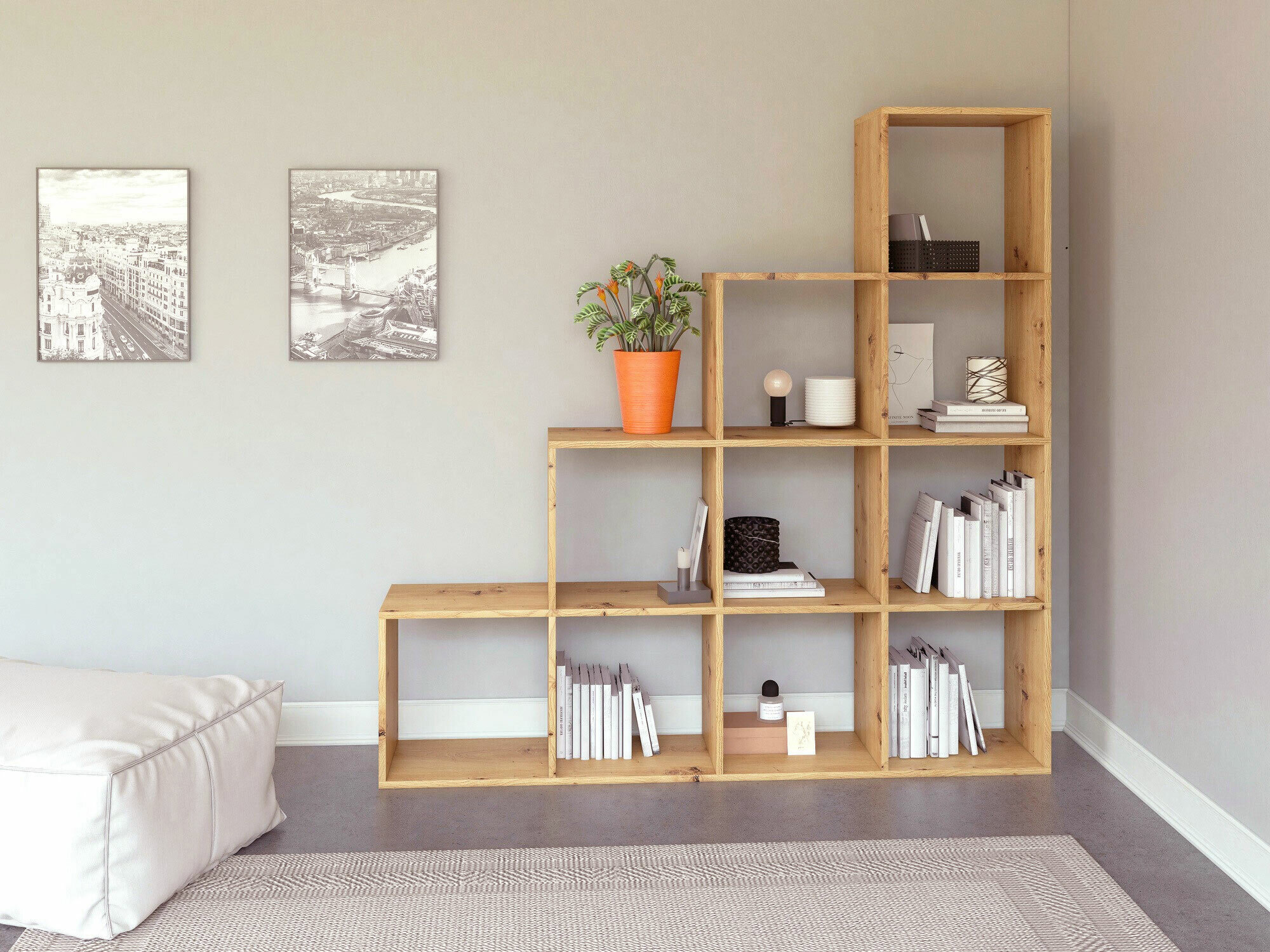 Стеллаж Mandeville 233 (Artisan дуб)