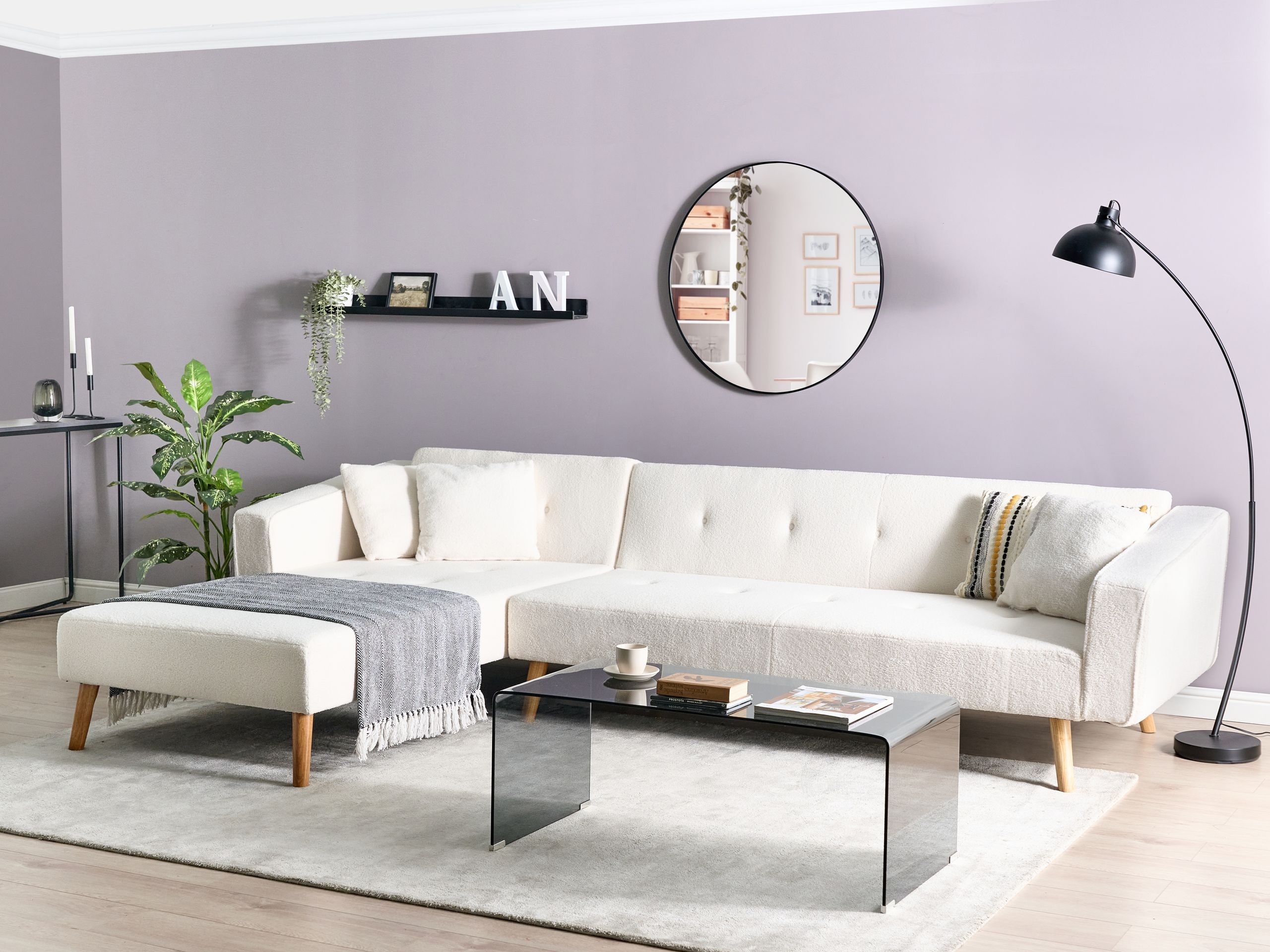 Угловой диван Berwyn 1645 (Белый)