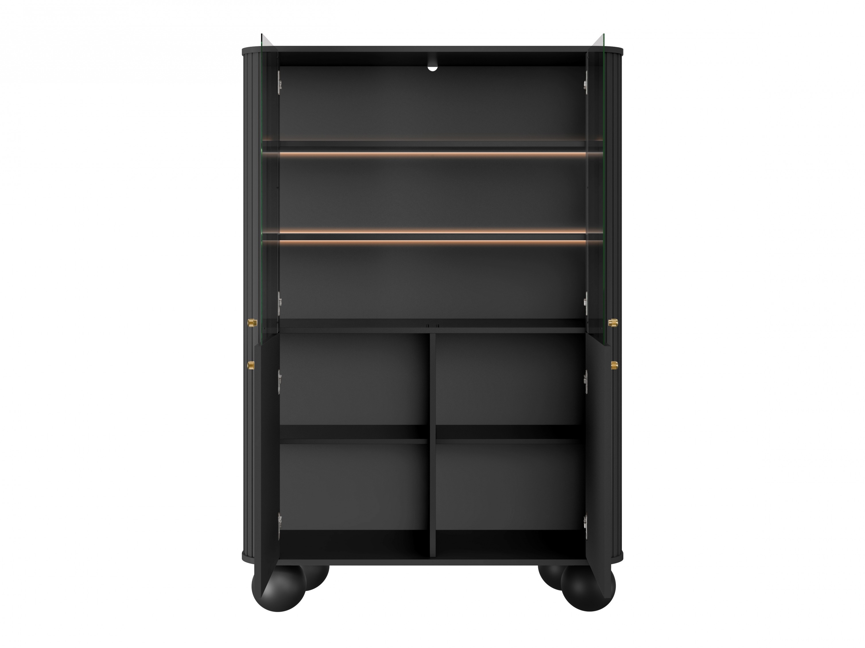 Viesistabas komplekts Fioveso 108 (Melns)