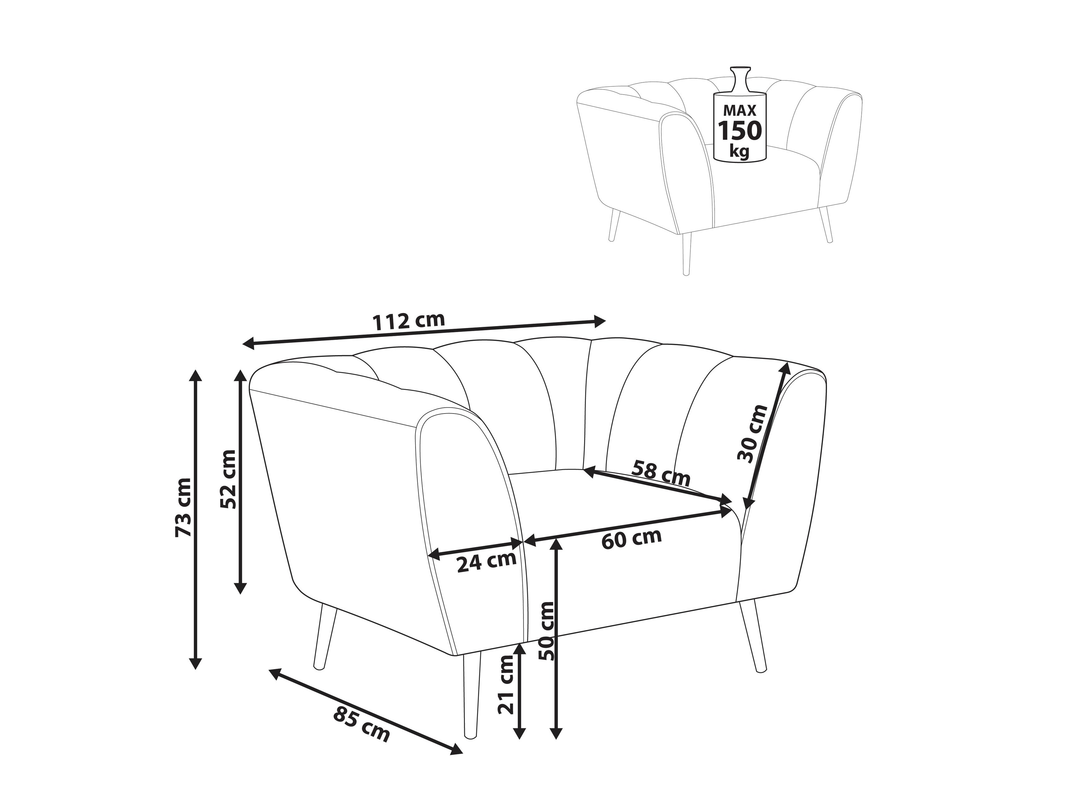 Krēsls Berwyn 2806 (Taupe)