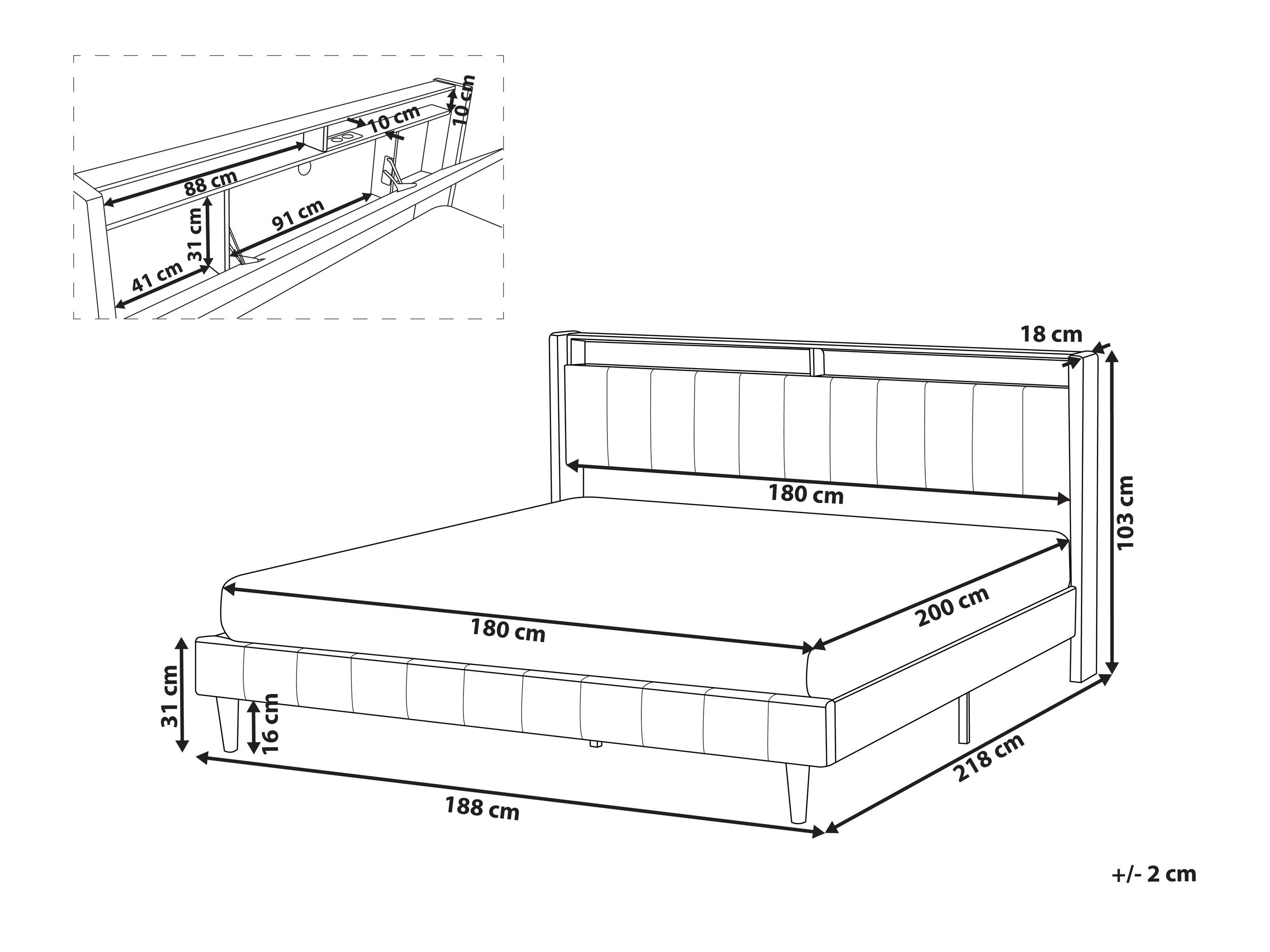 Кровать Berwyn 2804 (Бежевый)