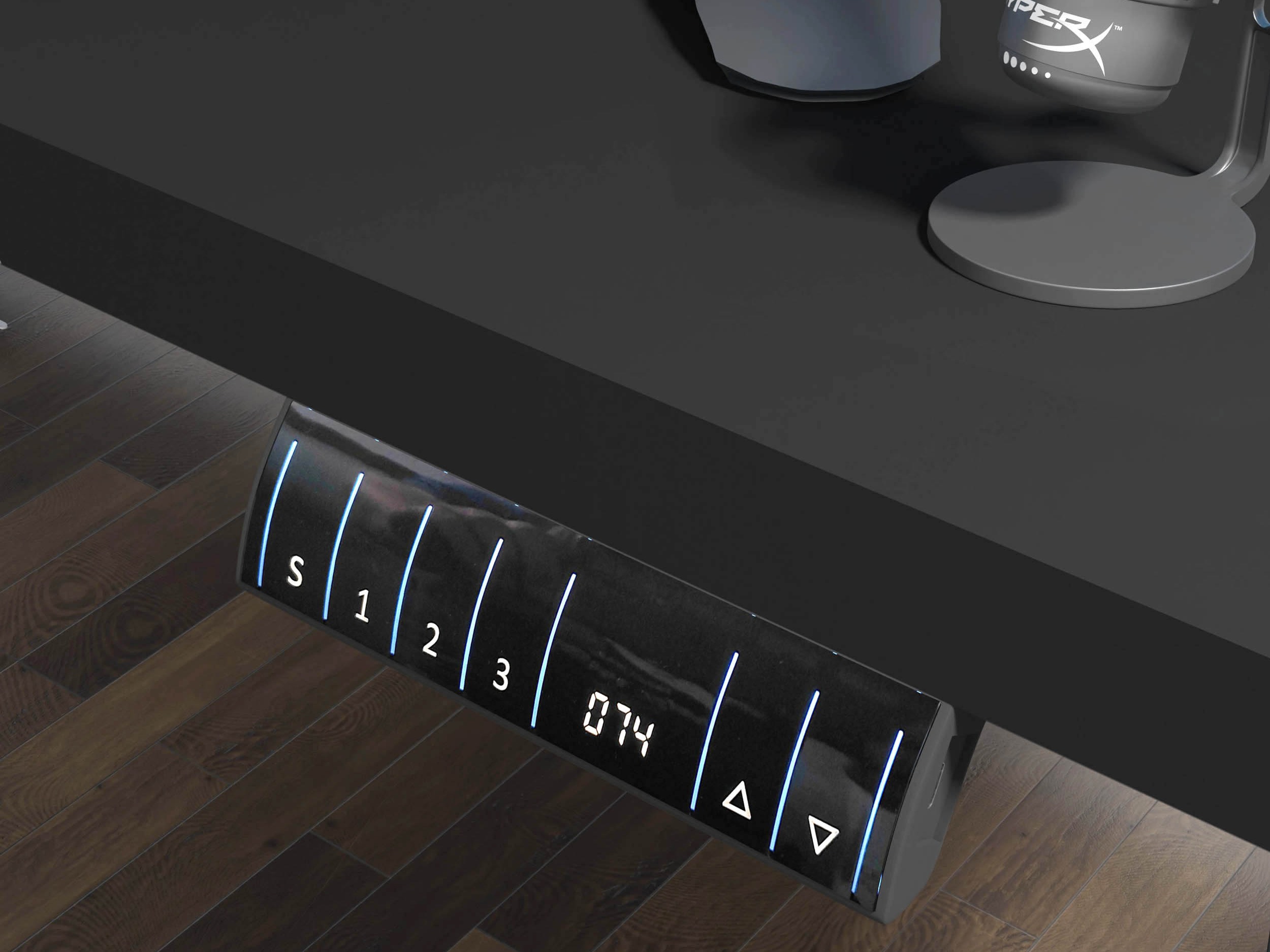 Рабочий стол с регулируемой высотой Buffalo 184 (Чёрный)