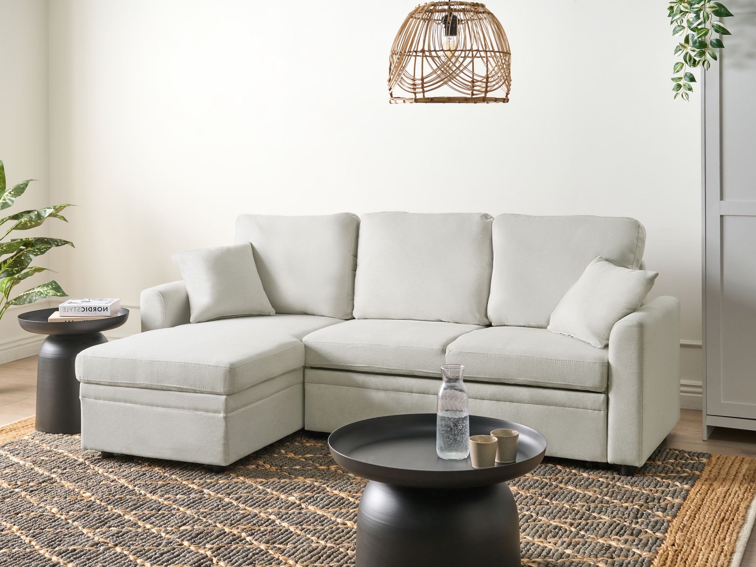 Stūra dīvāns Berwyn 2805 (Gaiši bēšs)