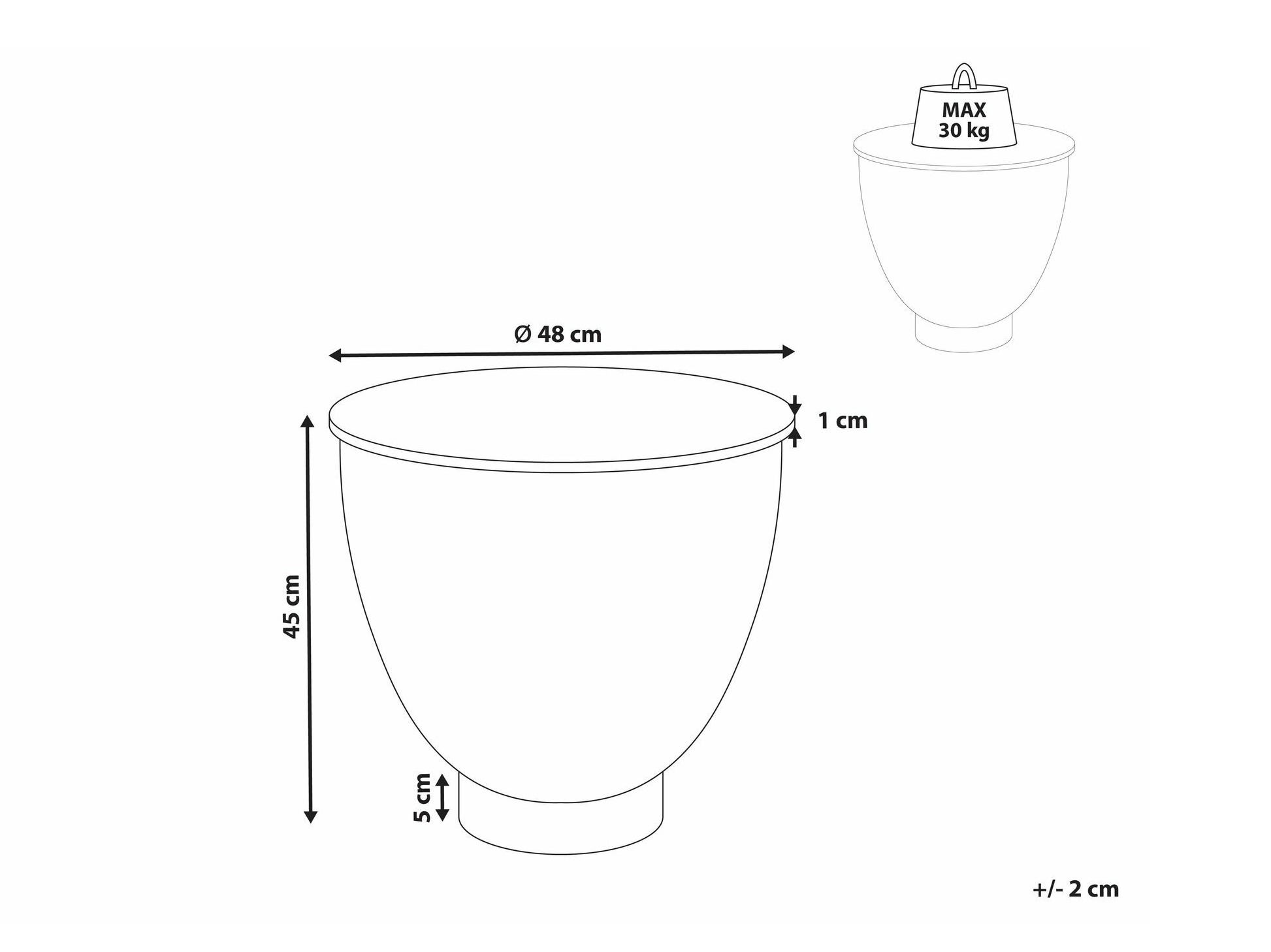 Kafijas galdiņš Berwyn 2808