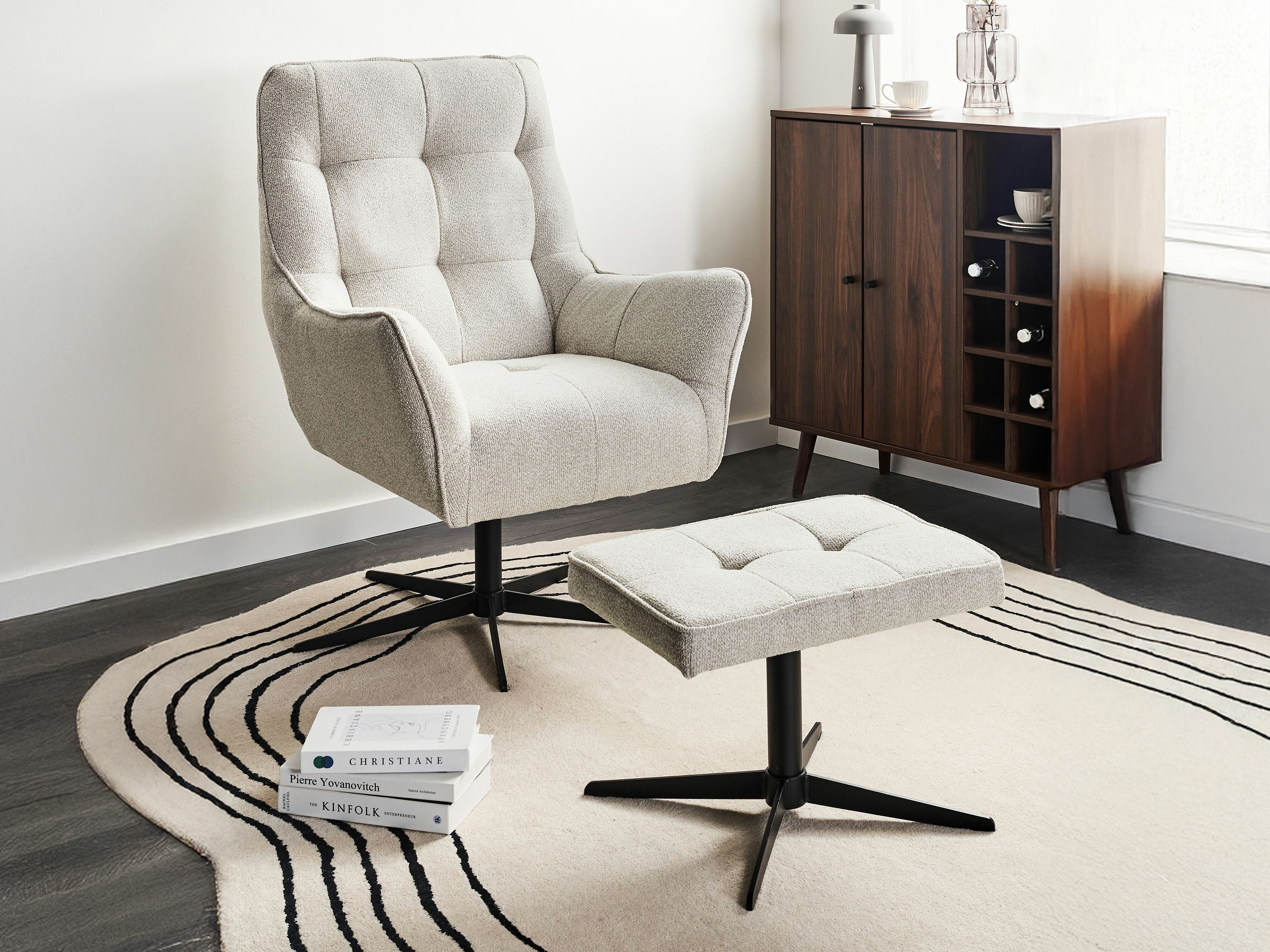 Кресло Berwyn 1409 (Светло-бежевый)