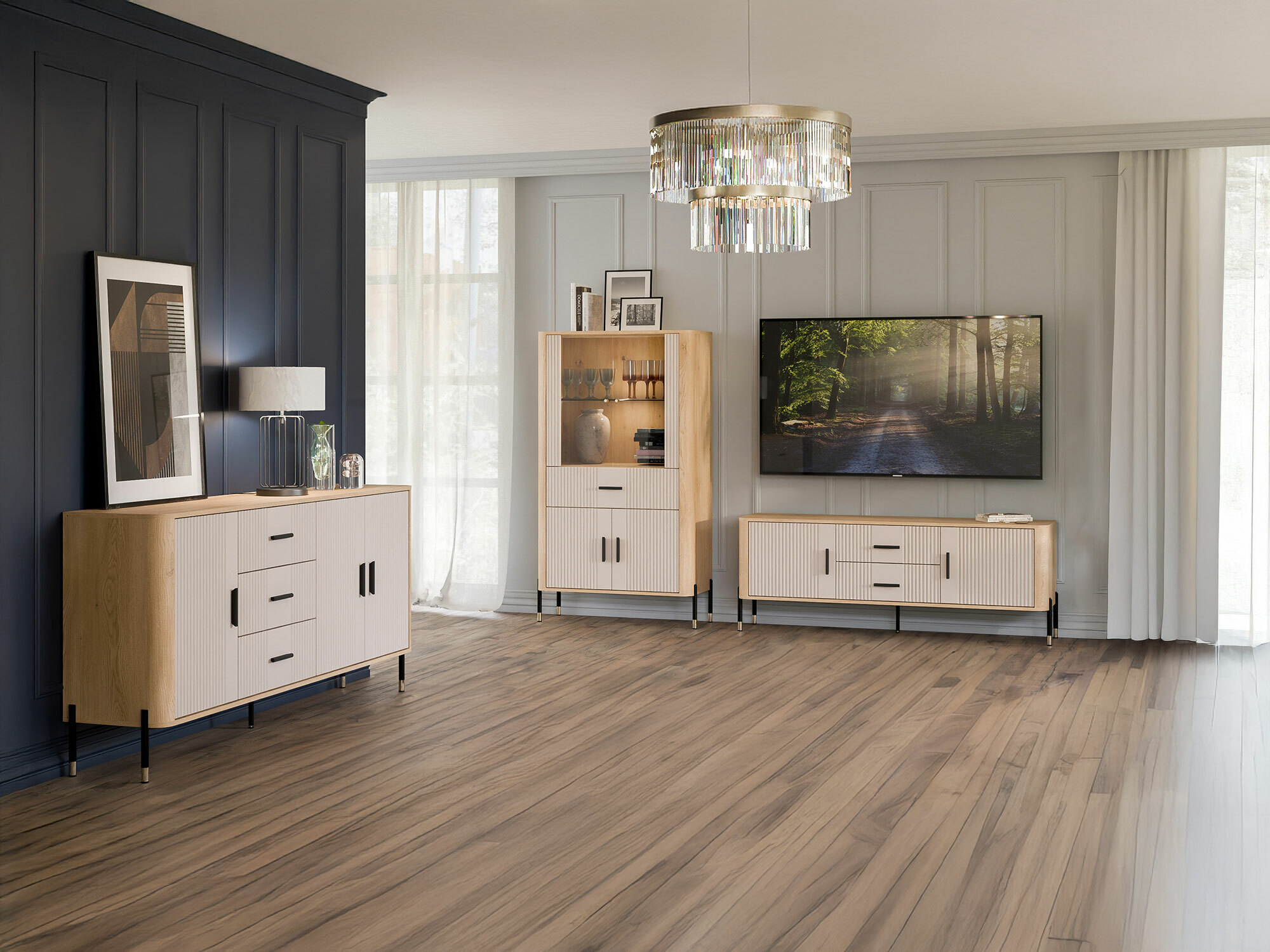 Набор для гостиной Flosora 147 (Кашемир)