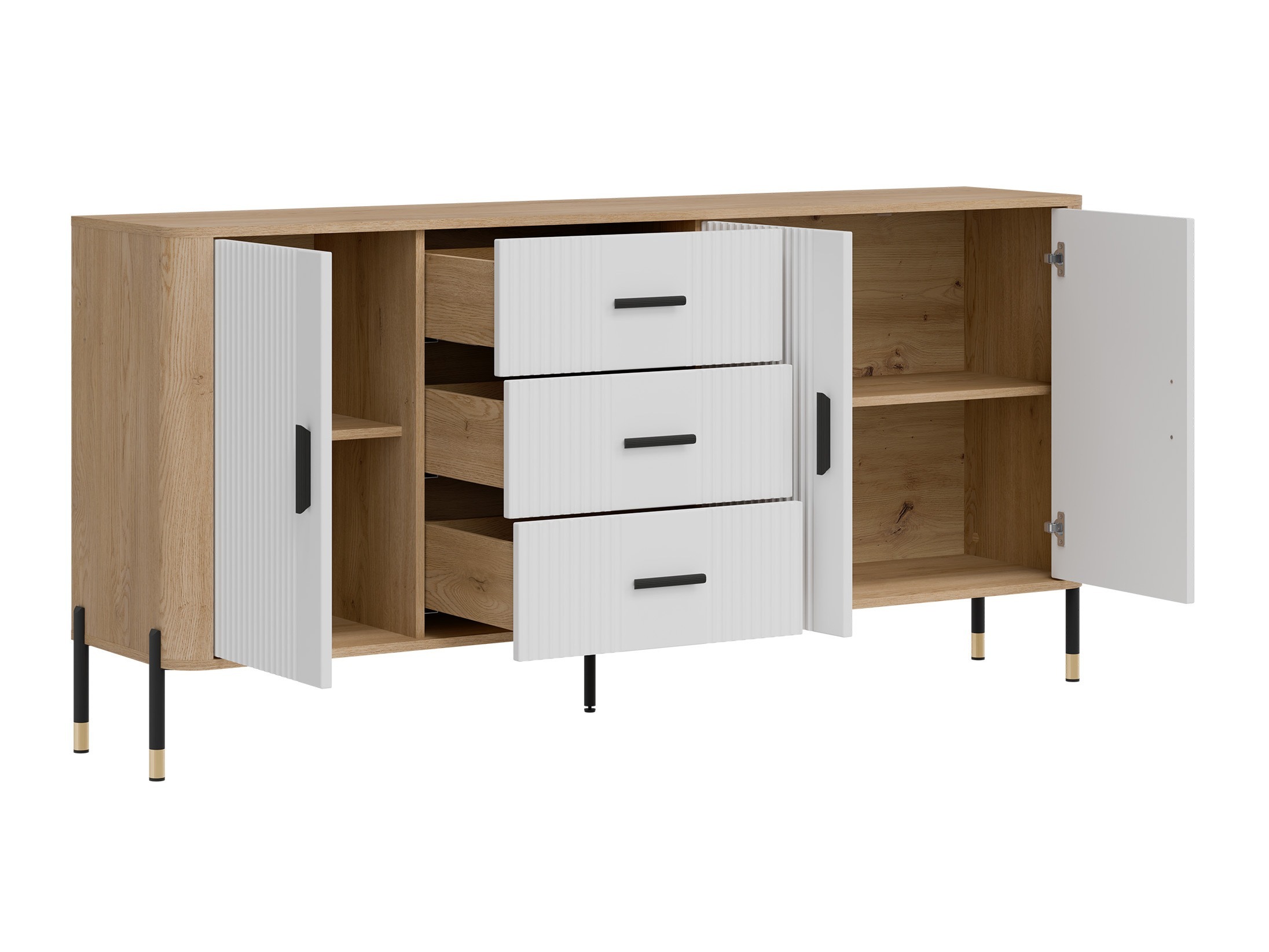 Viesistabas komplekts Flosora 147 (Balts)