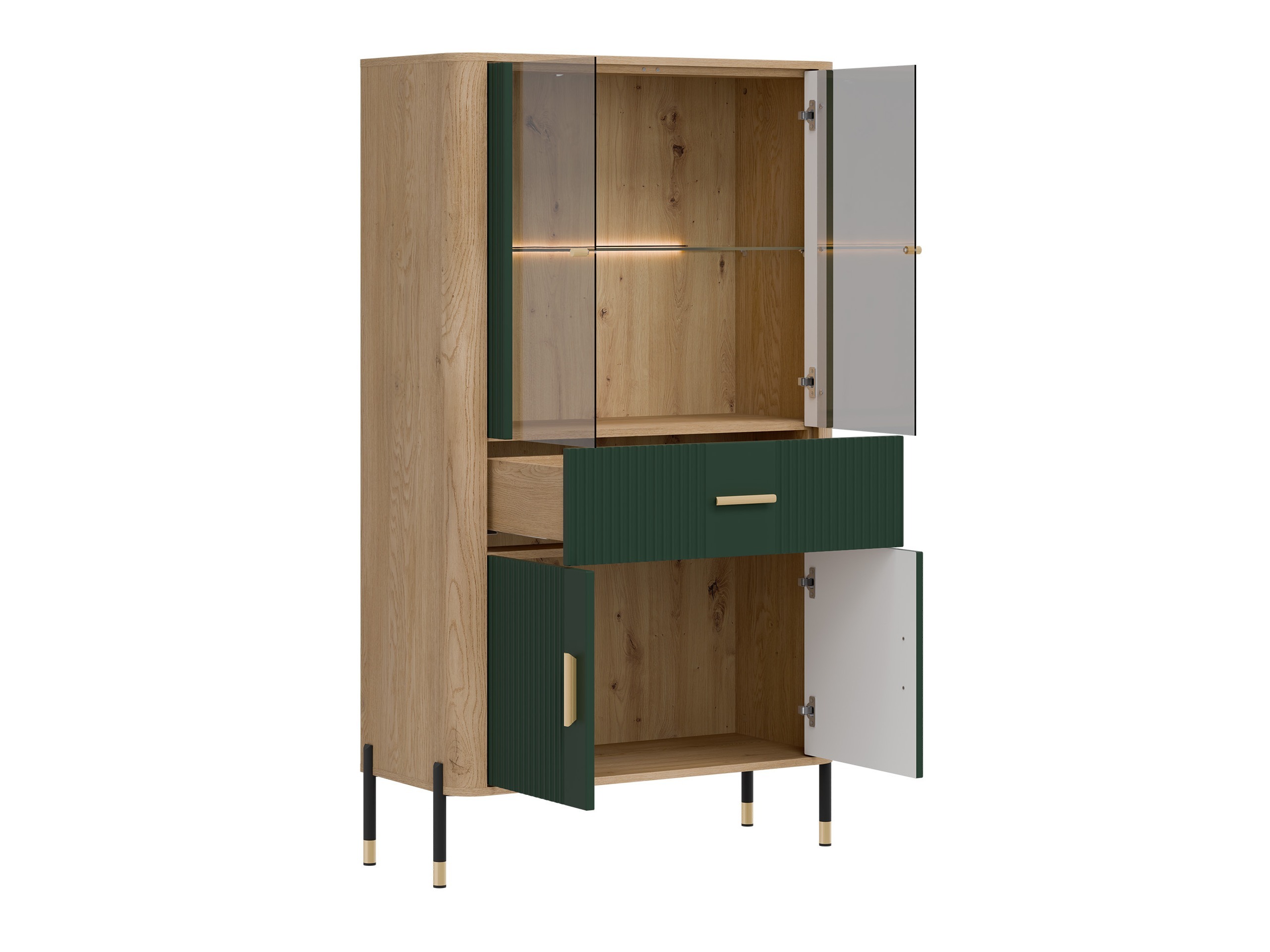 Viesistabas komplekts Flosora 147 (Zaļš)