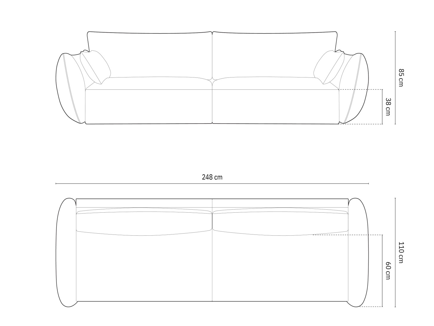 Диван Delflou 102 (Bluvel 10)