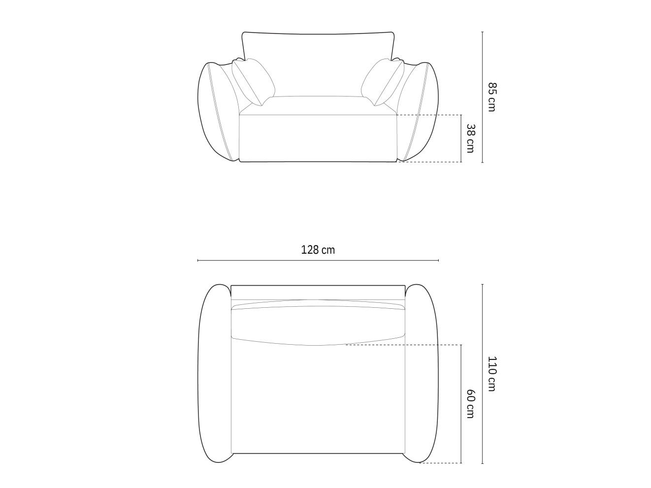 Krēsls Delflou 103 (Bluvel 19)
