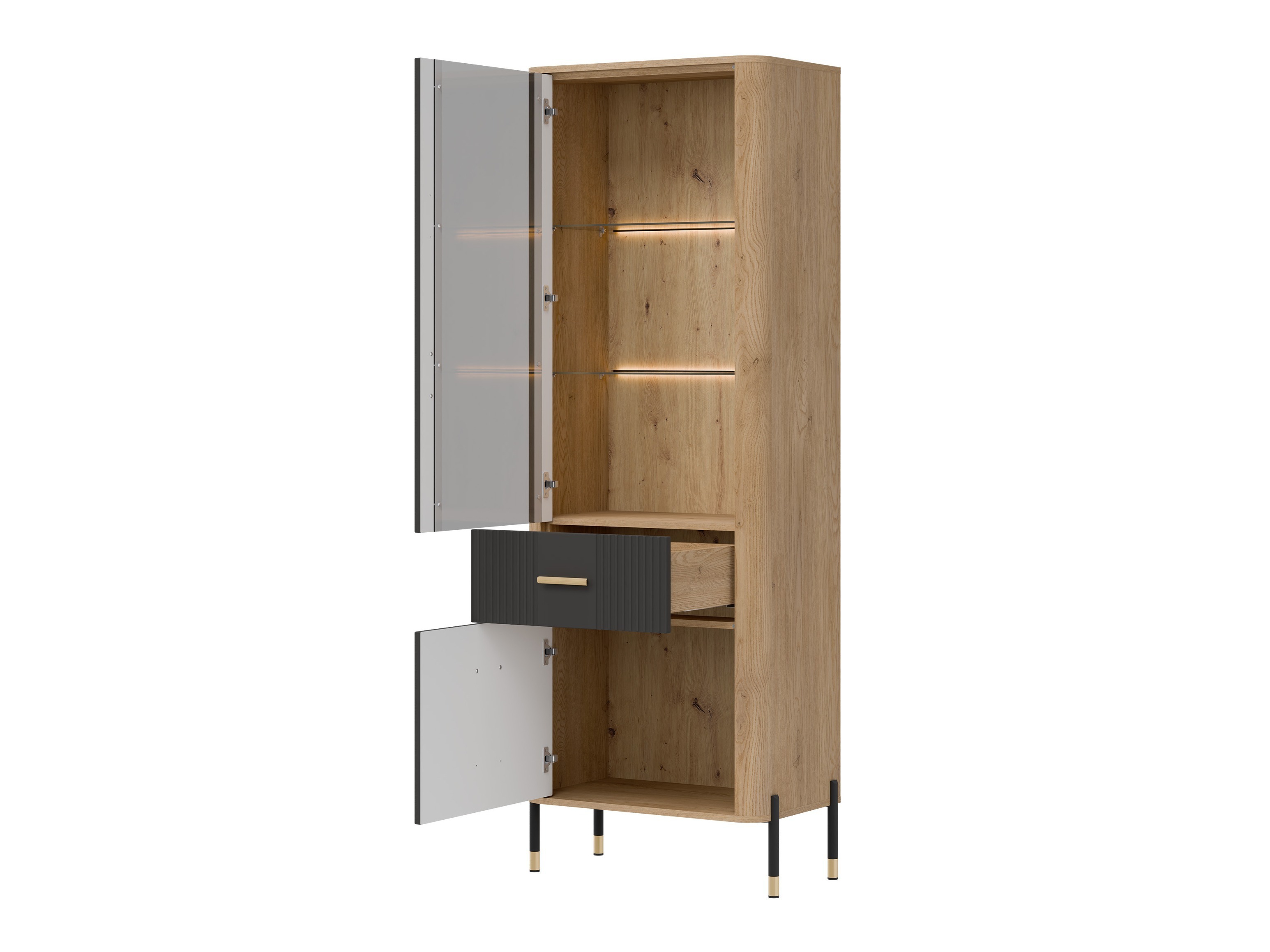 Набор для гостиной Flosora 148 (Антрацит)