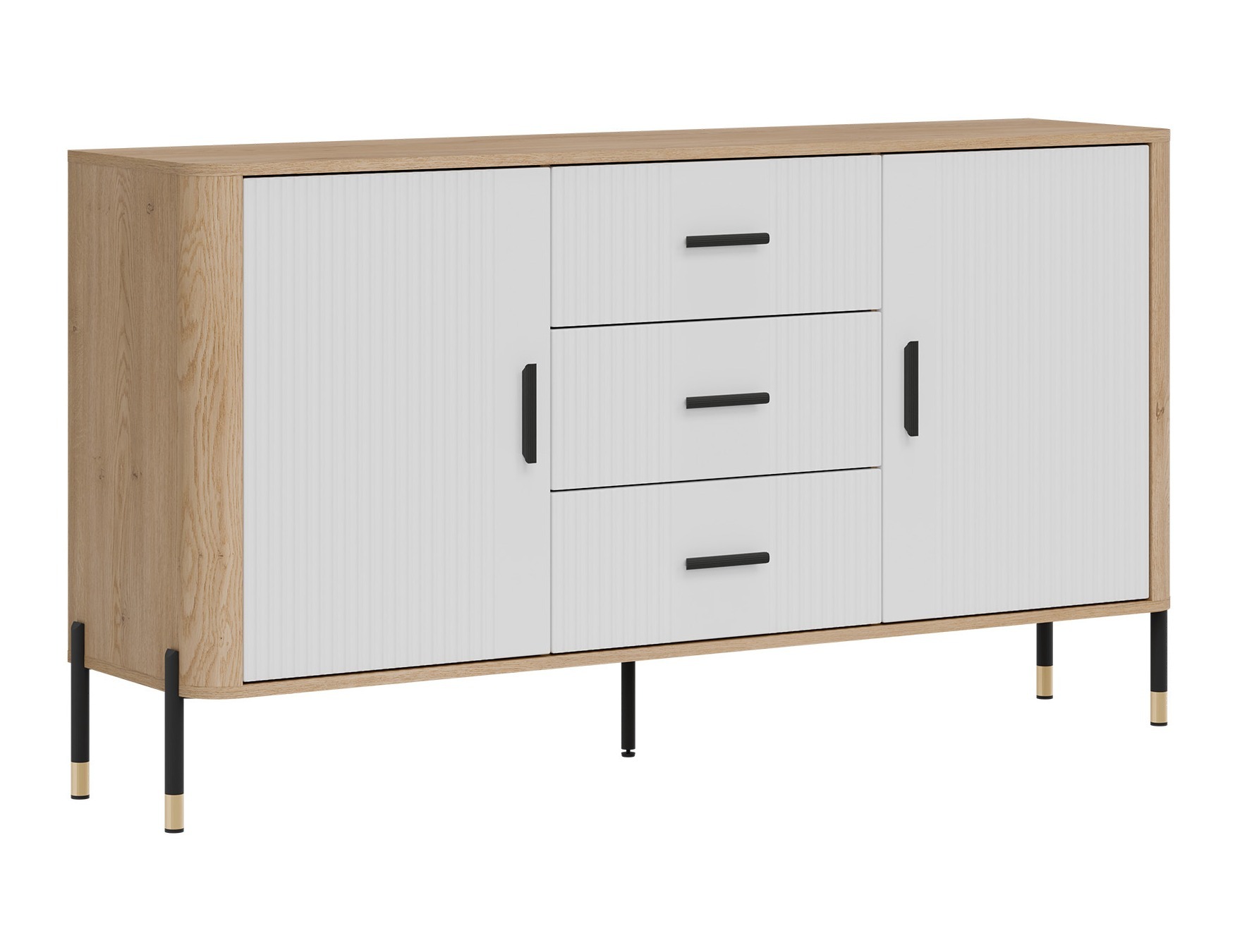 Viesistabas komplekts Flosora 148 (Balts)