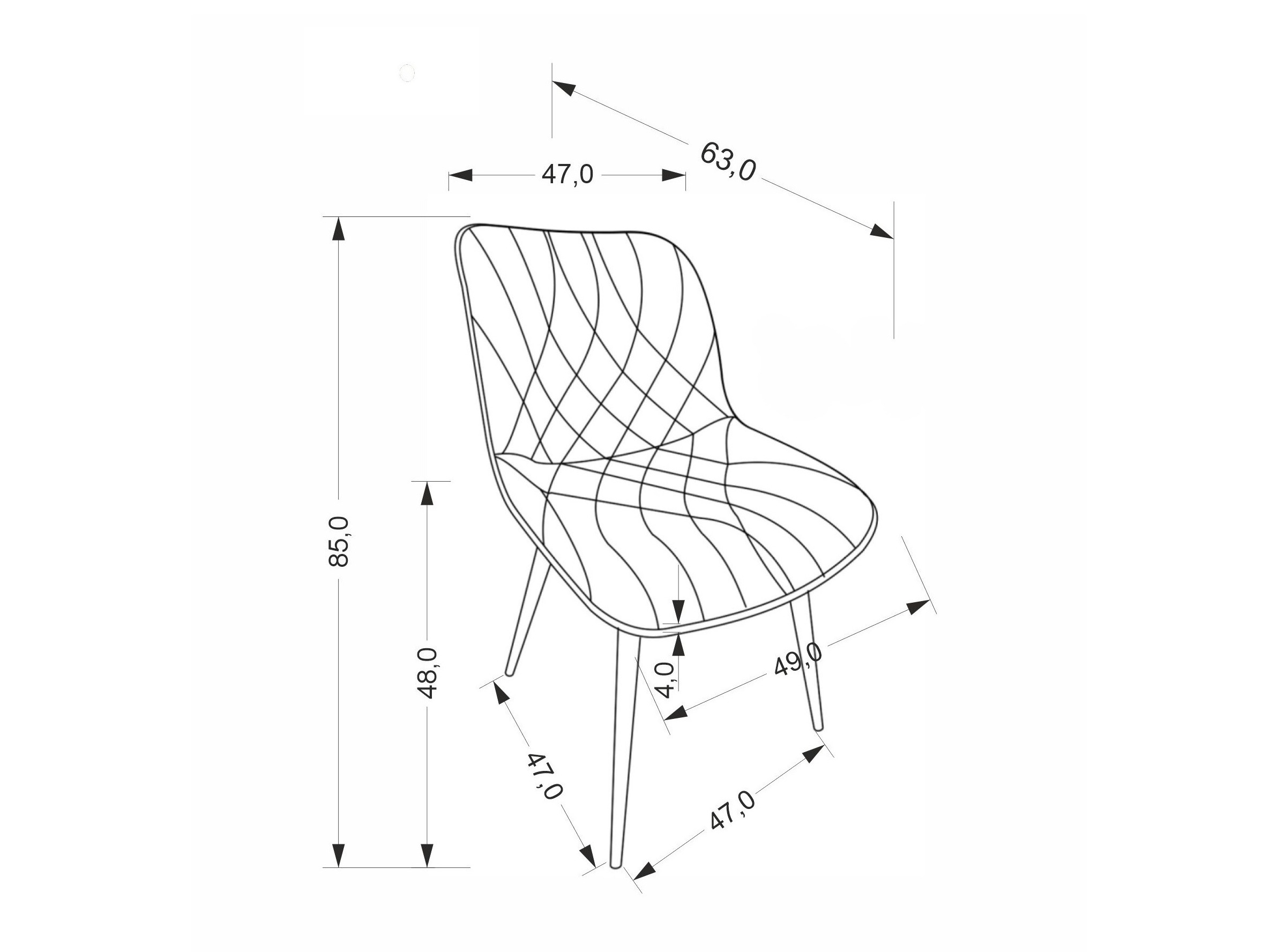 Krēsls Houston 2033 (Pelēks)
